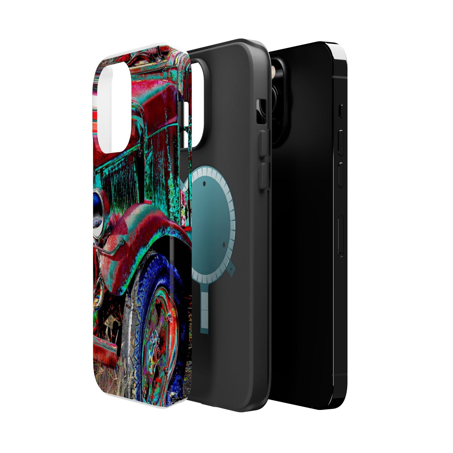 Vintage Car Magnetic Impact-Resistant Phone Case