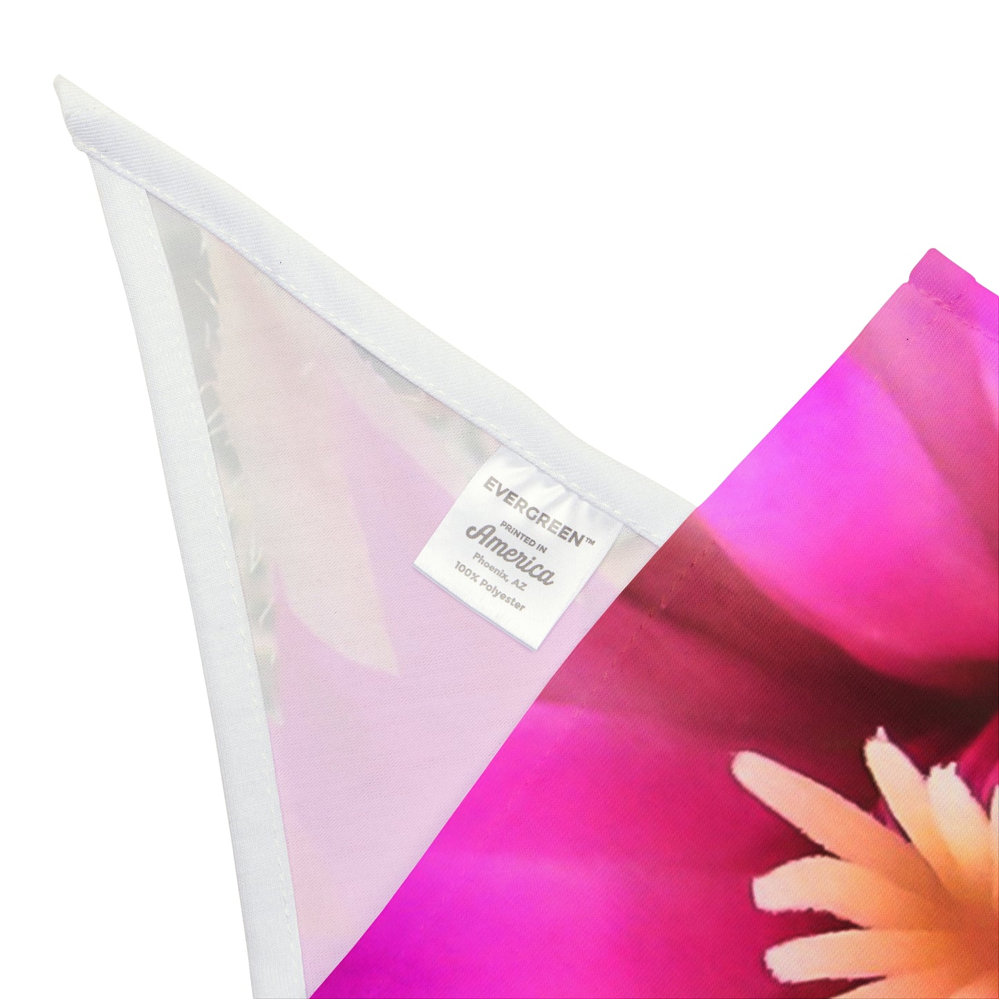 Pink Cactus Bloom Pet Bandana — Floral Dog & Cat Scarf