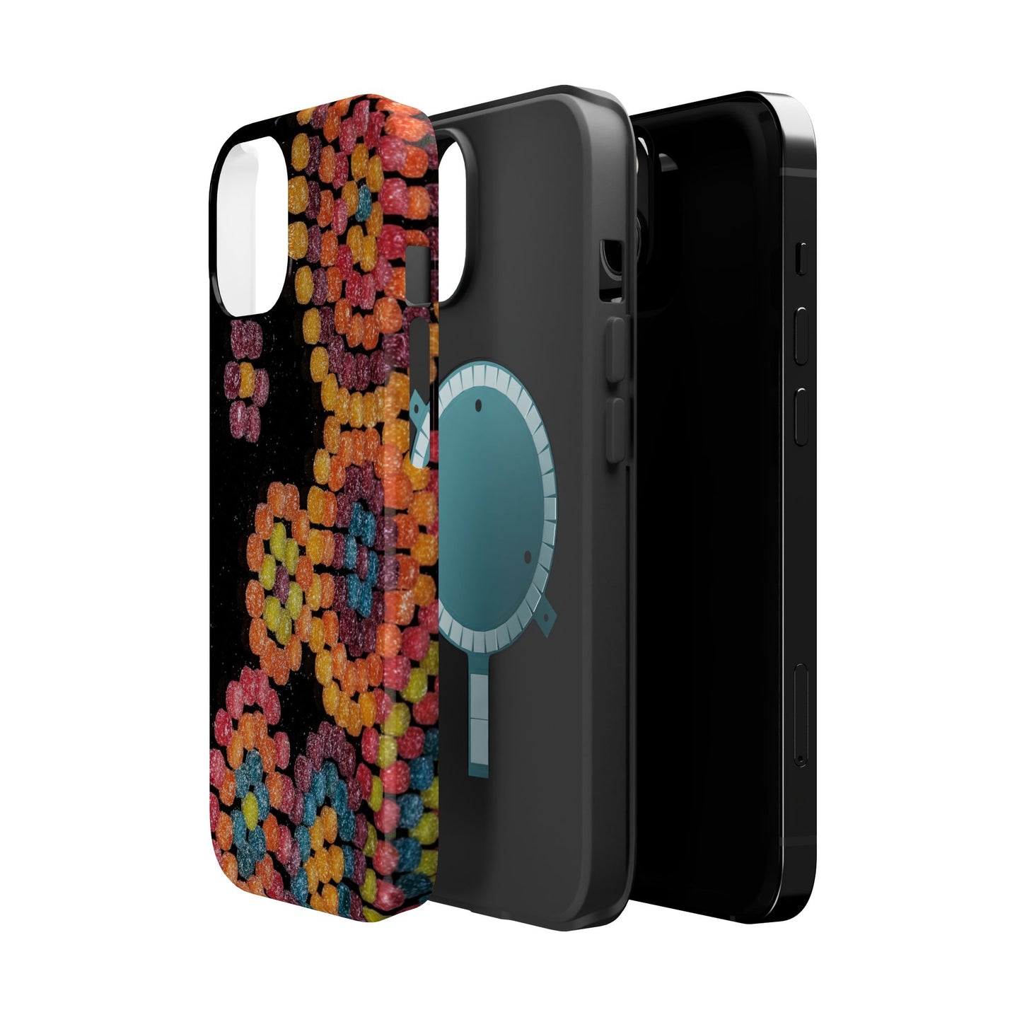 Colorful Candy Pattern Magnetic Impact Phone Case