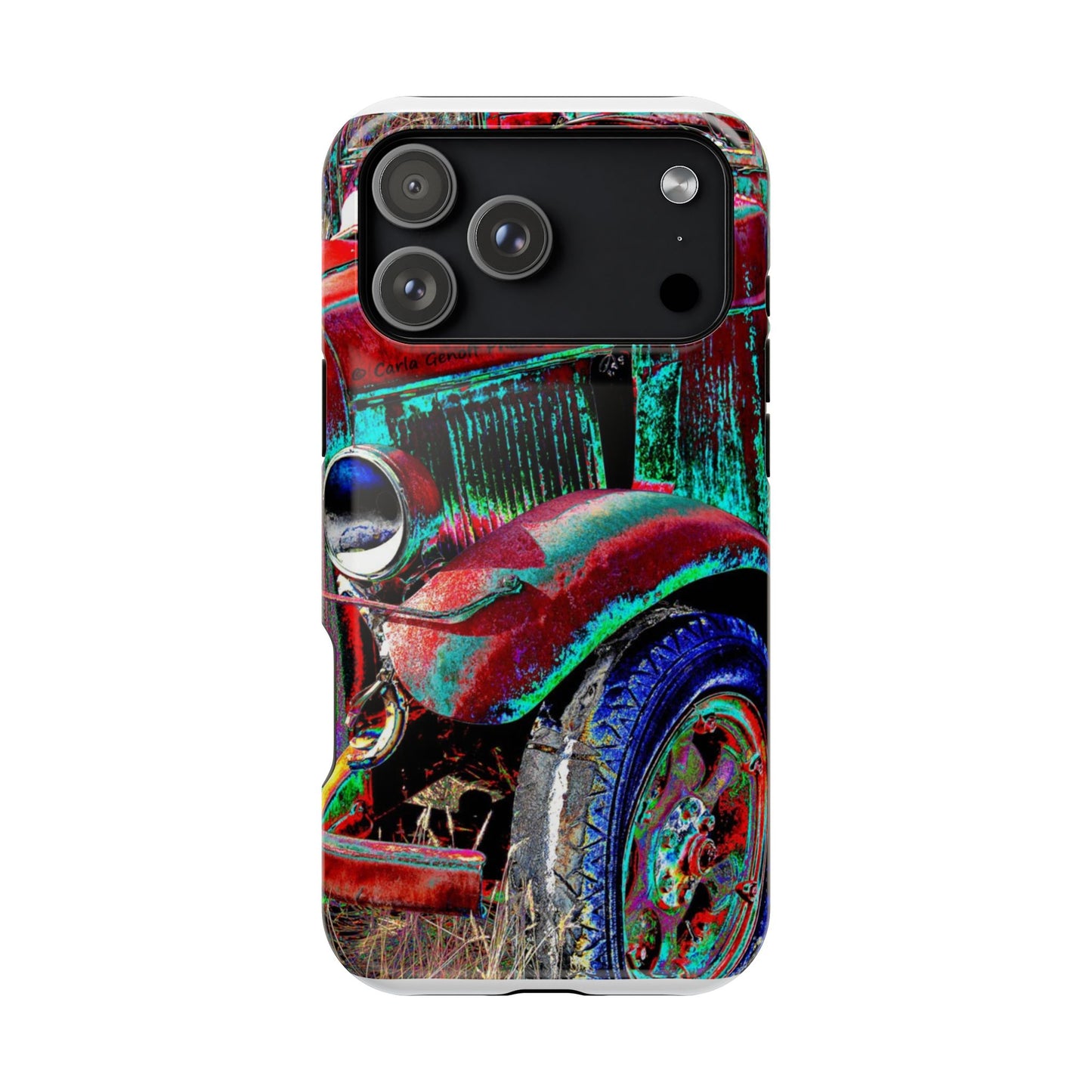 Vintage Car Magnetic Impact-Resistant Phone Case
