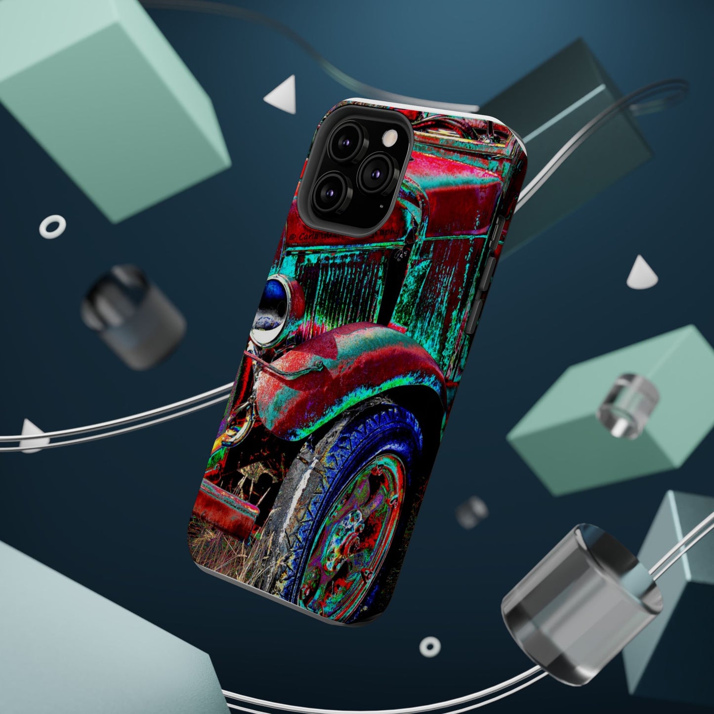 Vintage Car Magnetic Impact-Resistant Phone Case