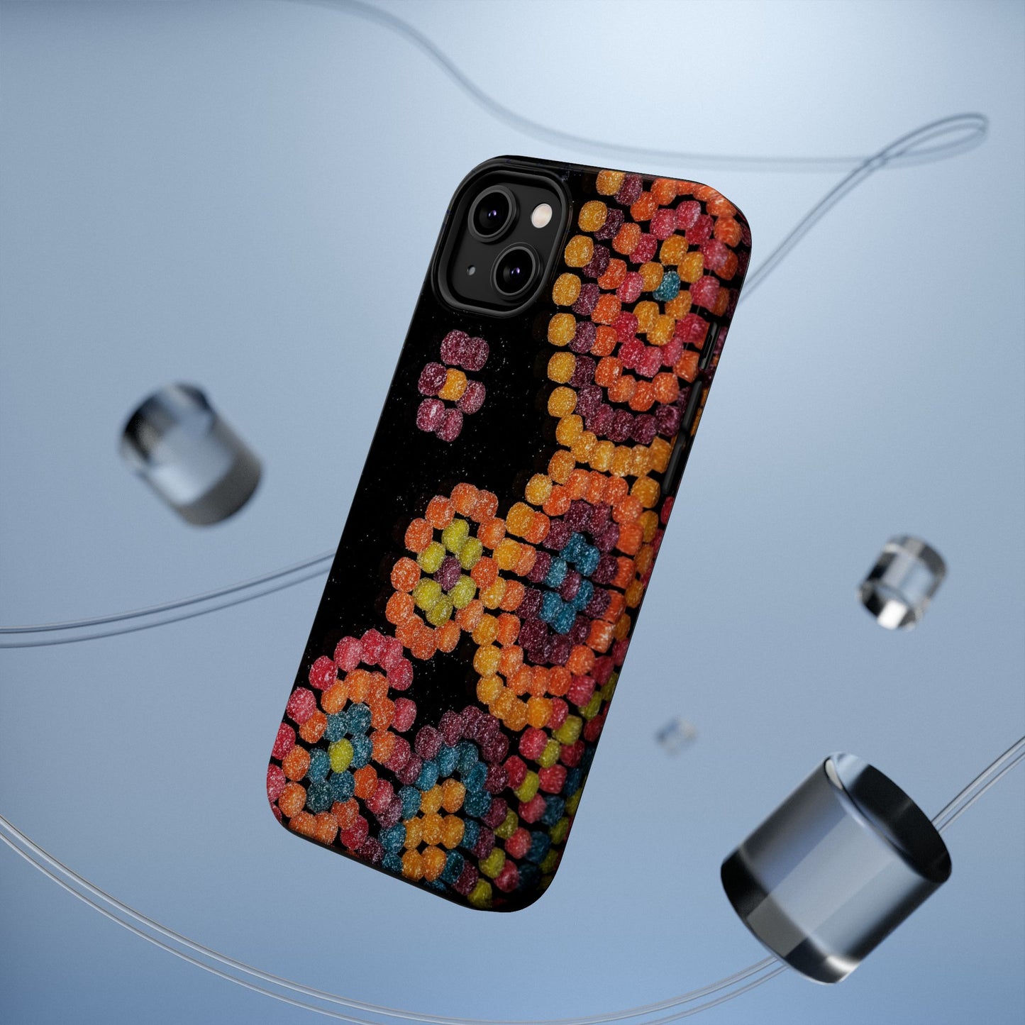 Colorful Candy Pattern Magnetic Impact Phone Case