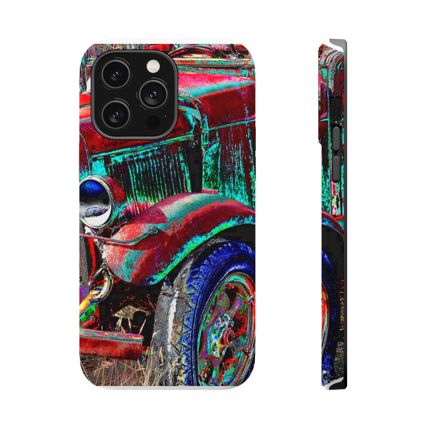 Vintage Car Magnetic Impact-Resistant Phone Case