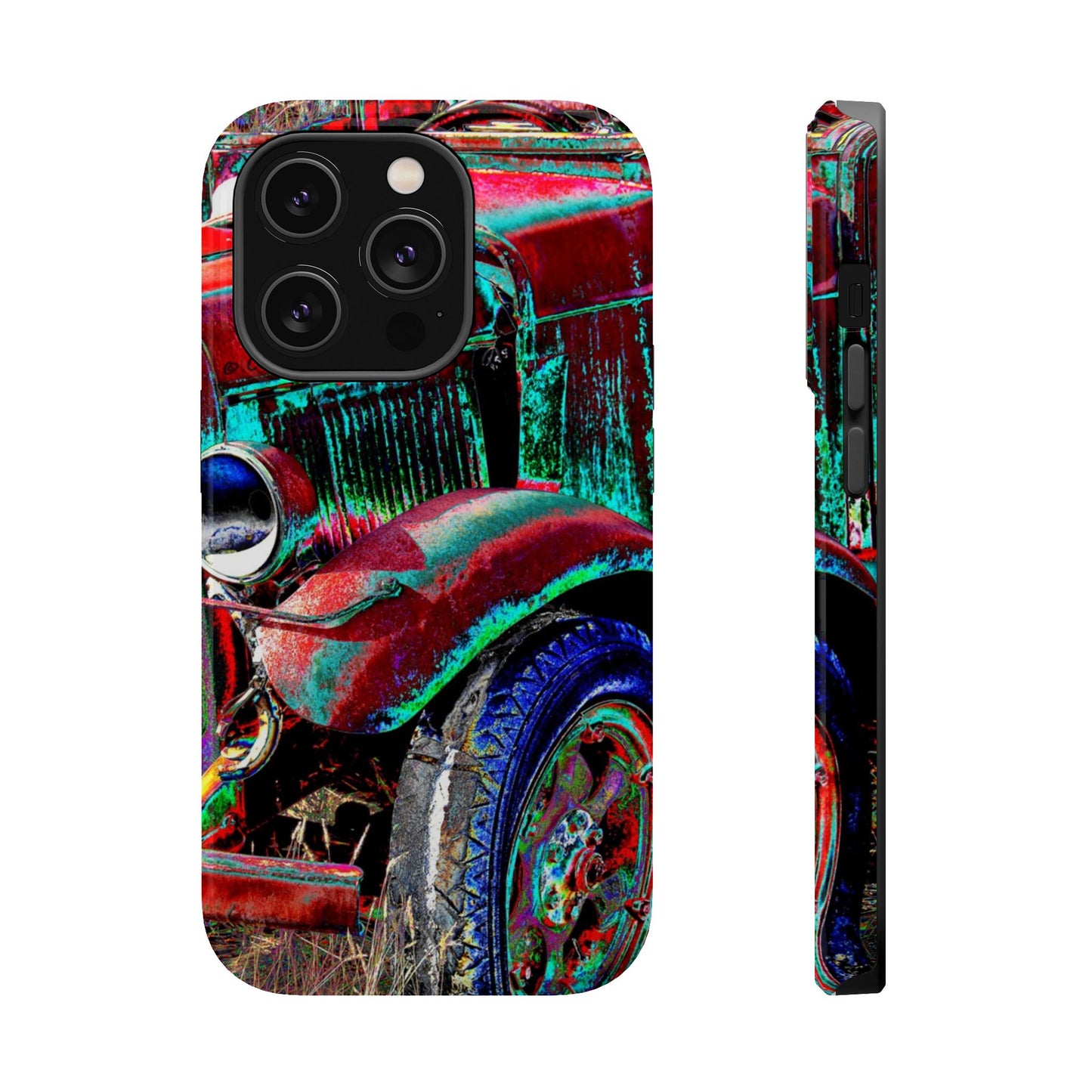 Vintage Car Magnetic Impact-Resistant Phone Case