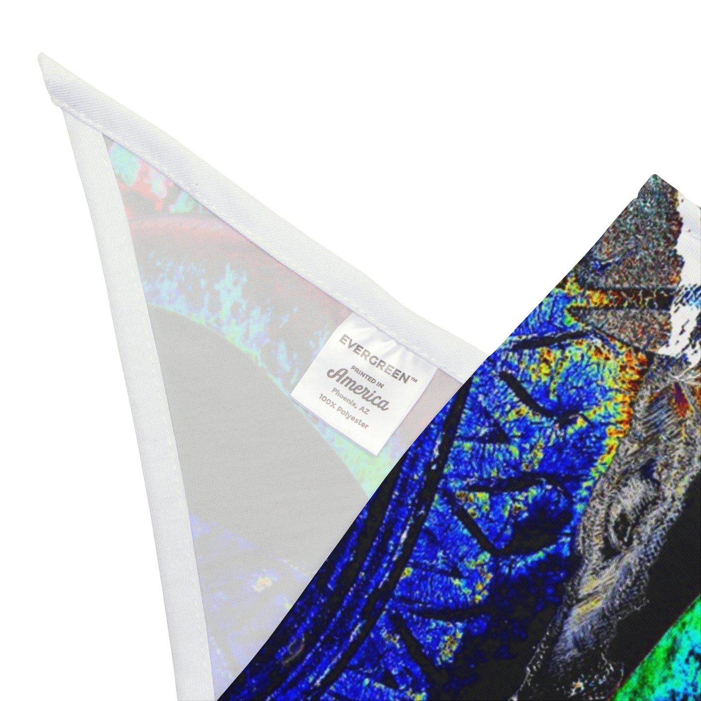 Abstract Color Splash Pet Bandana — Vibrant Multicolor Dog & Cat Scarf