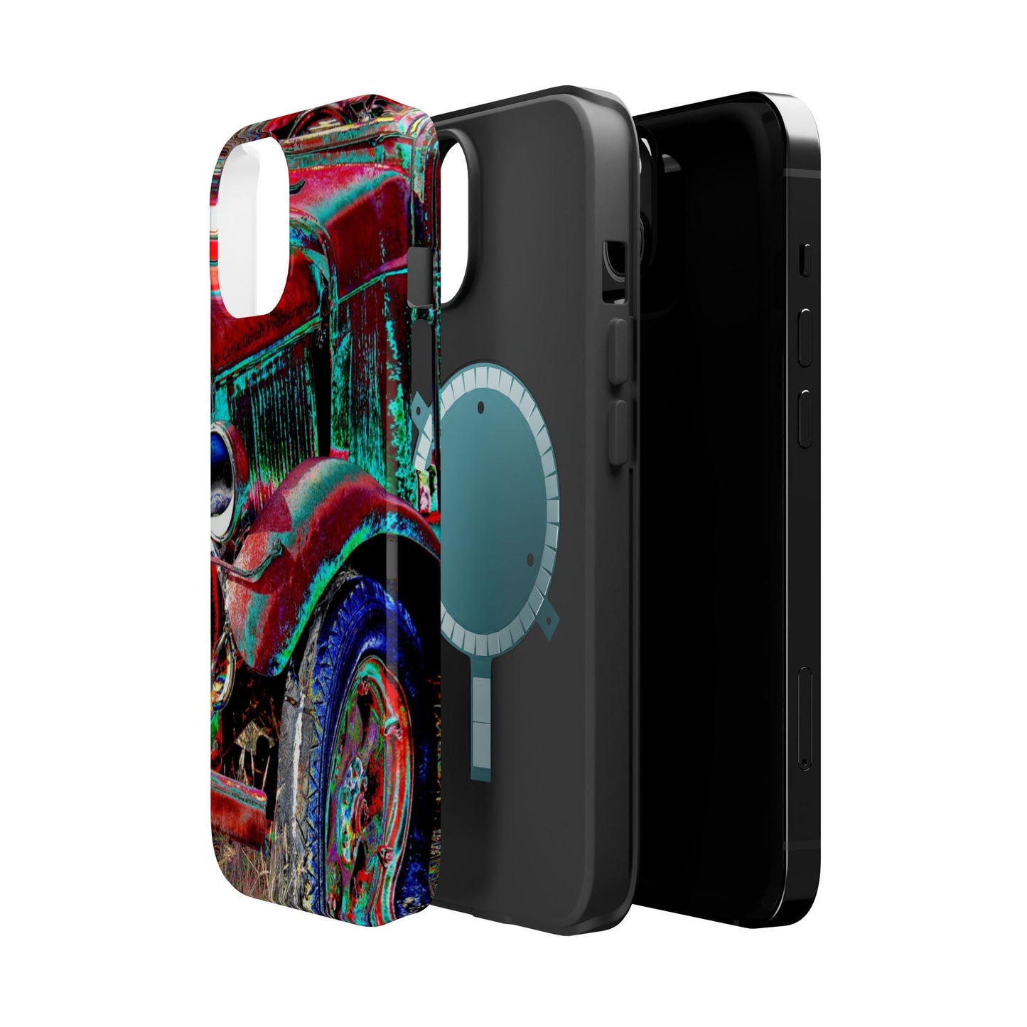 Vintage Car Magnetic Impact-Resistant Phone Case