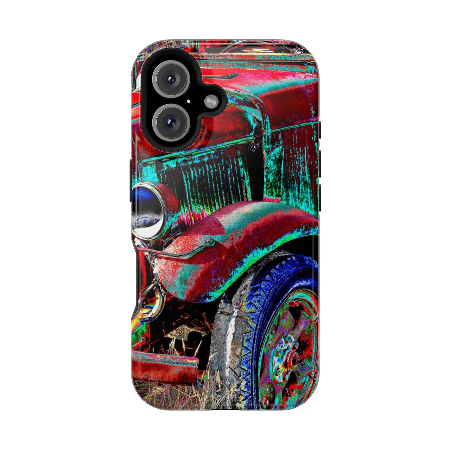 Vintage Car Magnetic Impact-Resistant Phone Case