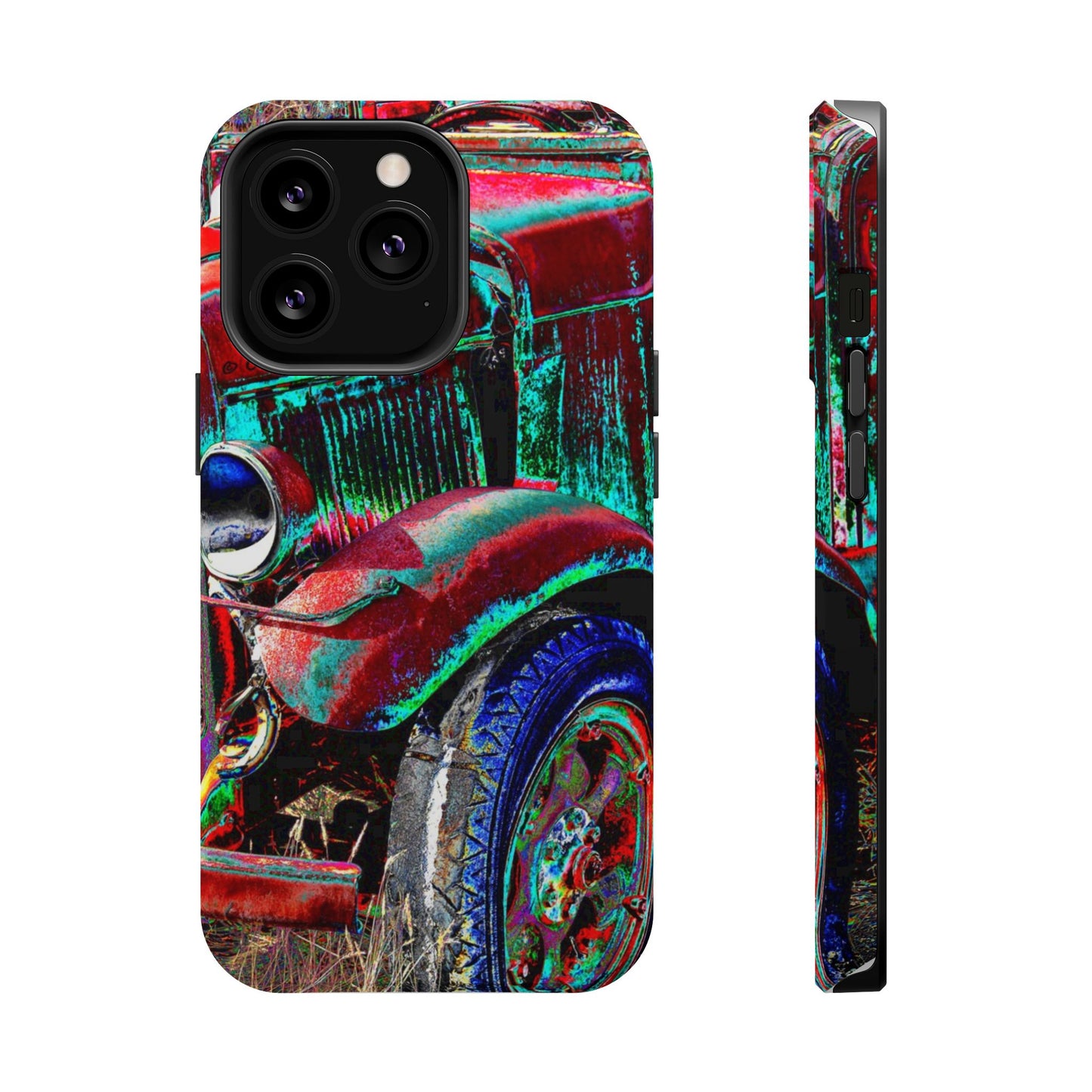 Vintage Car Magnetic Impact-Resistant Phone Case
