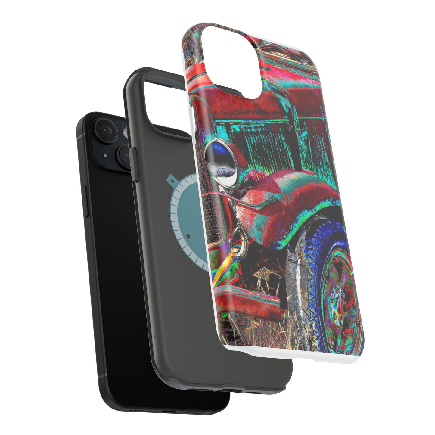 Vintage Car Magnetic Impact-Resistant Phone Case