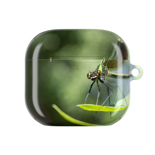 AirPod Case — Green Dragonfly Protective Cover