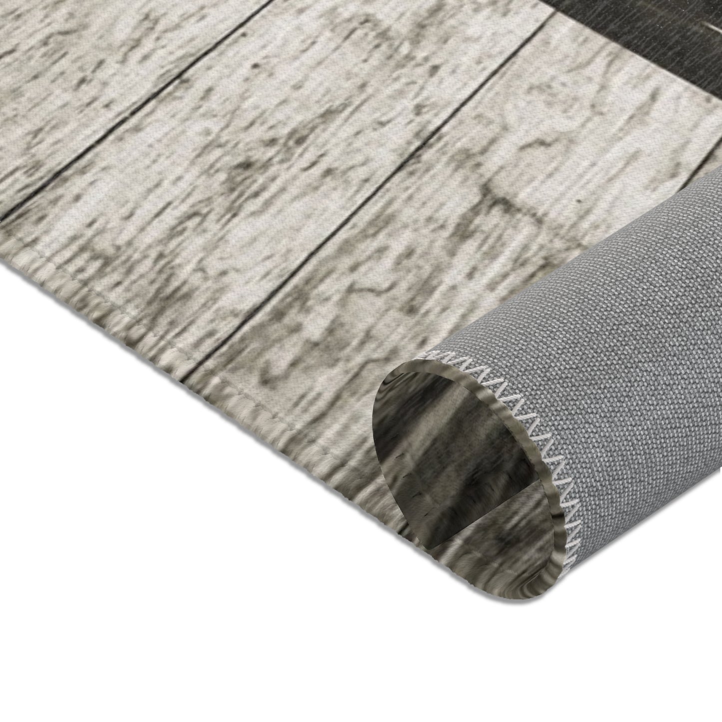 Basketball Court Area Rug — Sepia Gym Floor Decor