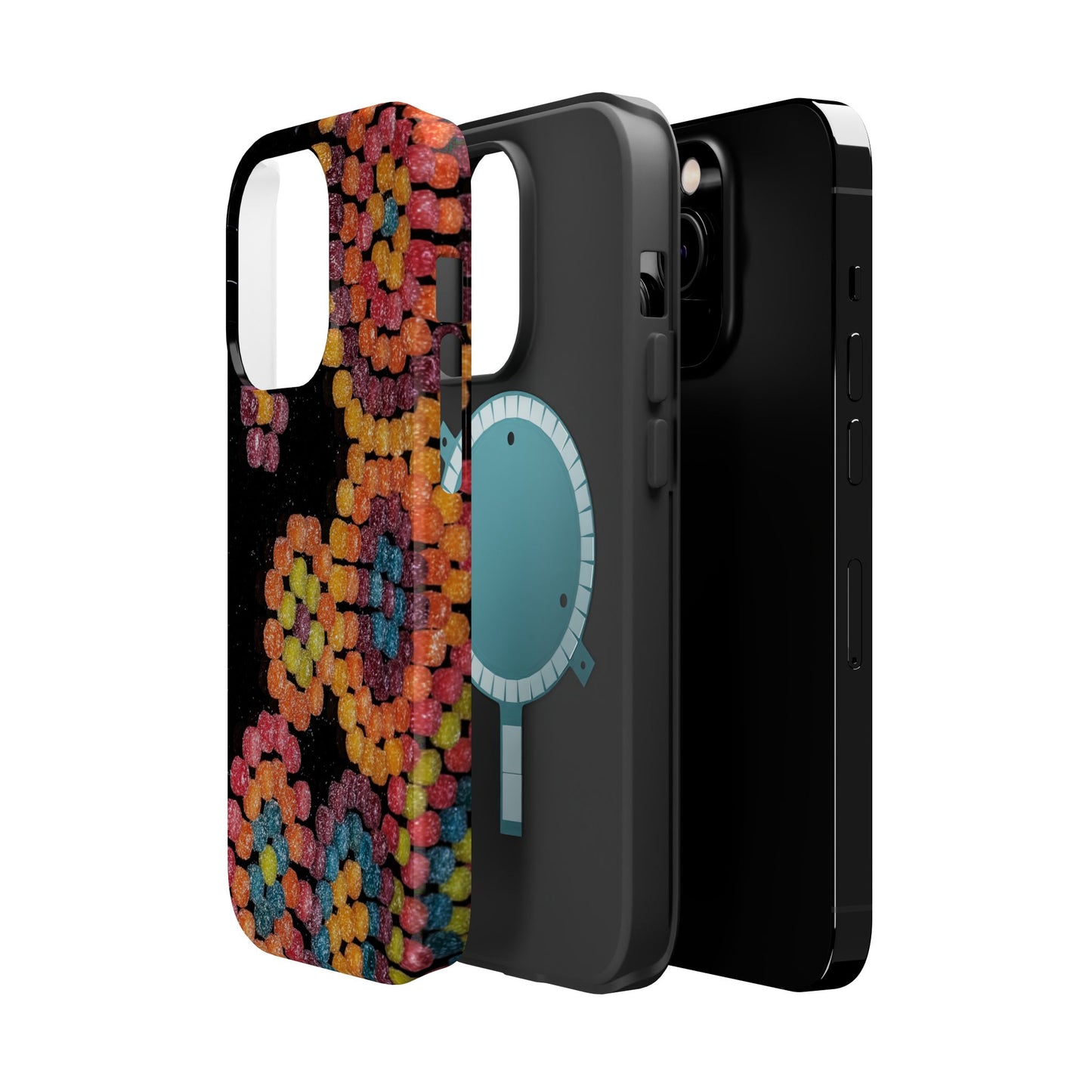 Colorful Candy Pattern Magnetic Impact Phone Case