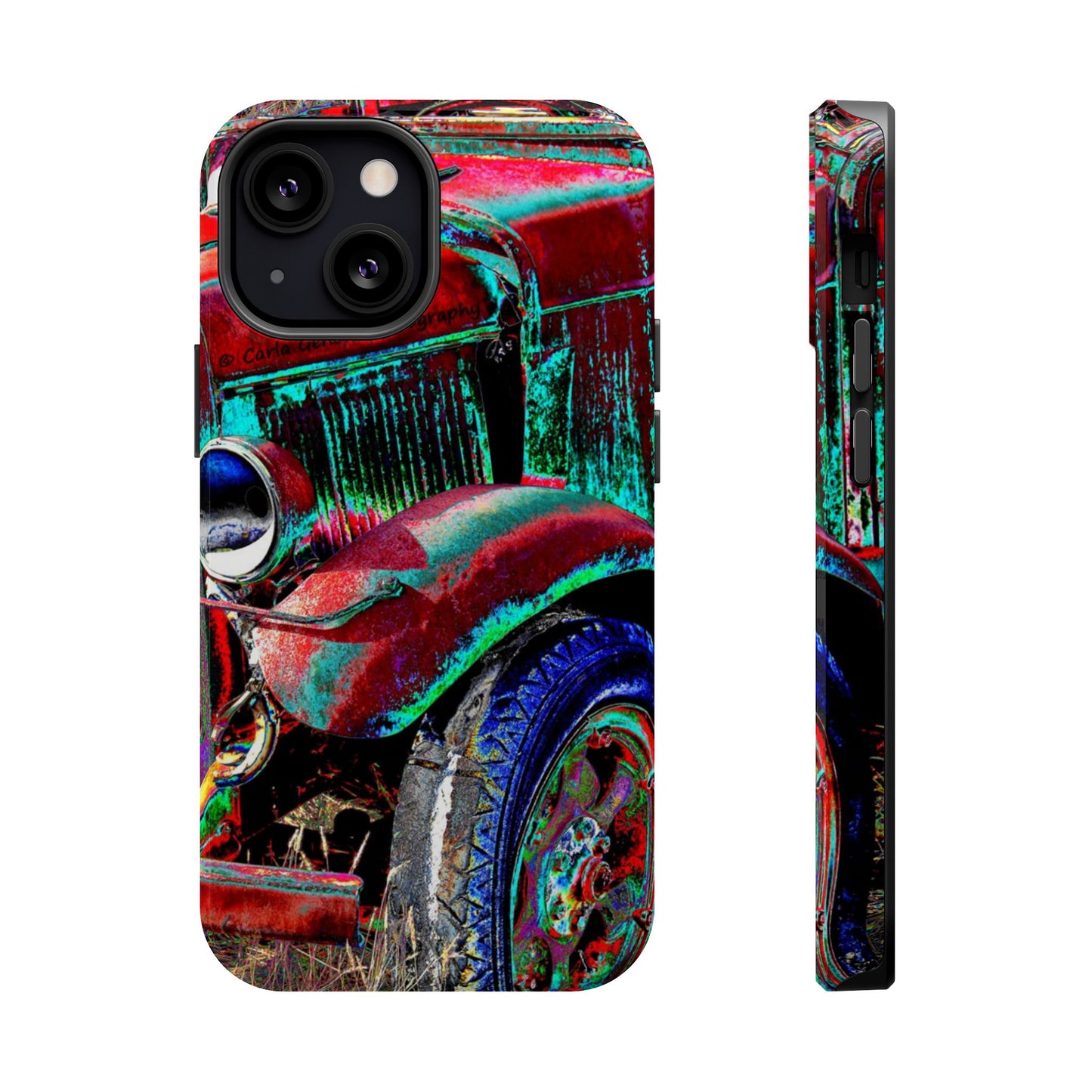 Vintage Car Magnetic Impact-Resistant Phone Case