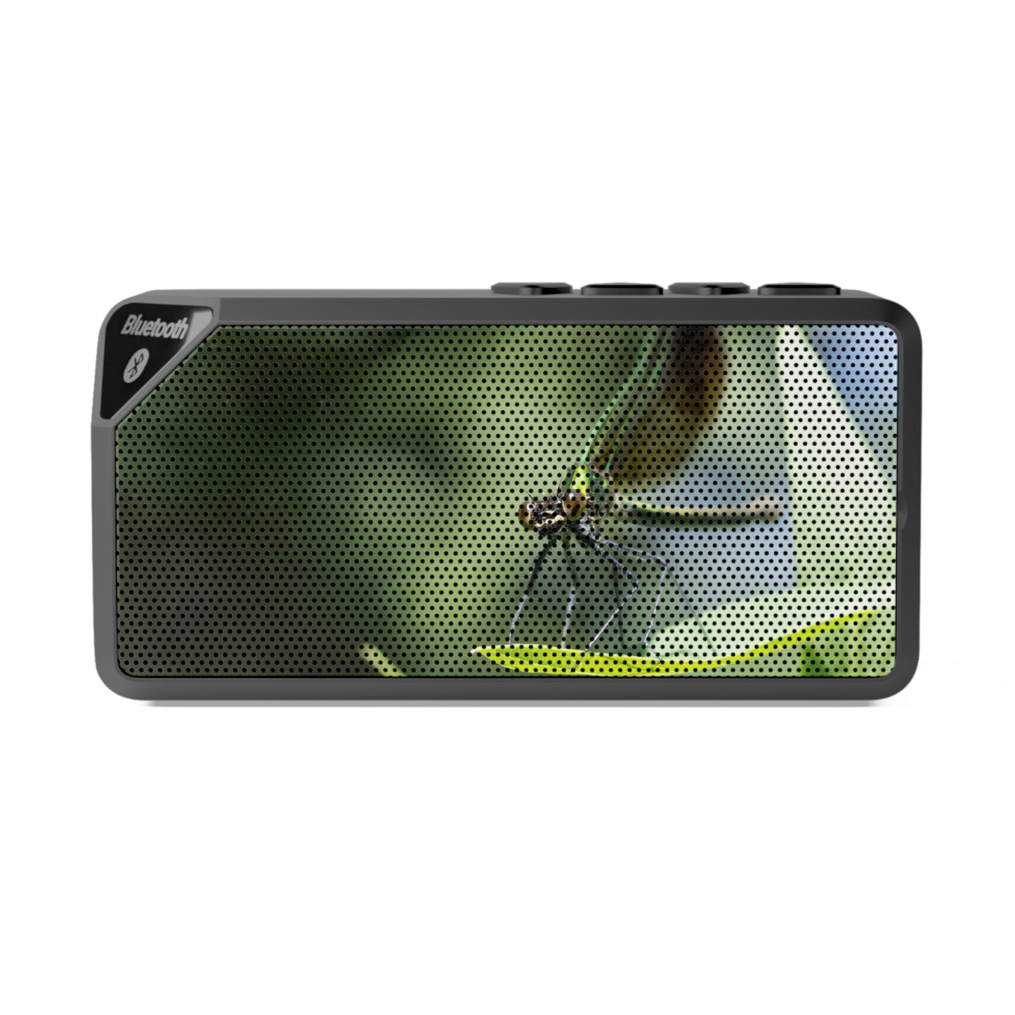 Dragonfly Bluetooth Speaker — Portable Outdoor Wireless Speaker with Nature Photo Grill