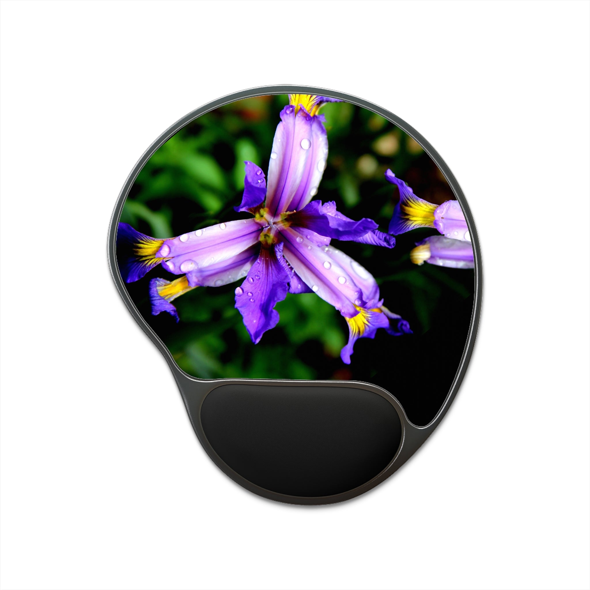 Floral Mouse Pad With Wrist Rest, Comfort Grip Desk Accessory for Home Office, Gift for Gamers, Work from Home Essentials, Stylish Decor