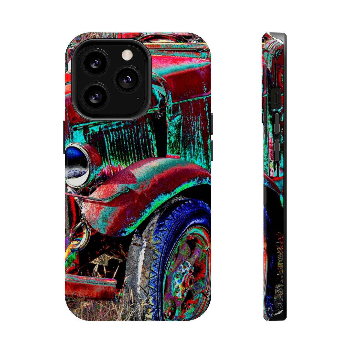 Vintage Car Magnetic Impact-Resistant Phone Case