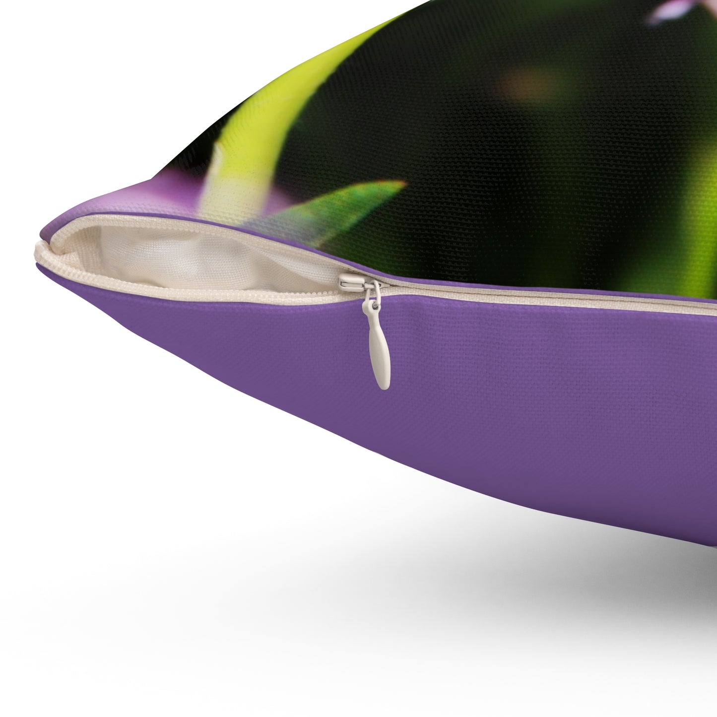 Dandelion Photo Throw Pillow — Floral Nature Decorative Pillow