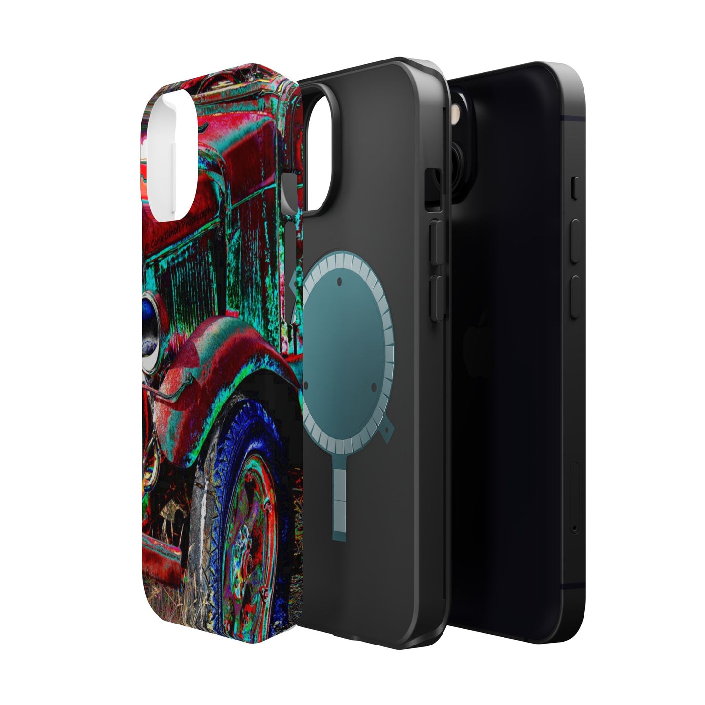 Vintage Car Magnetic Impact-Resistant Phone Case