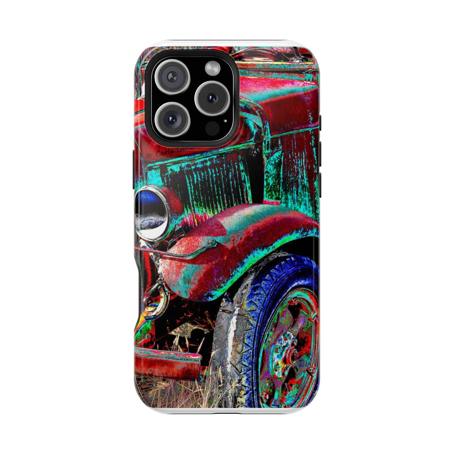 Vintage Car Magnetic Impact-Resistant Phone Case