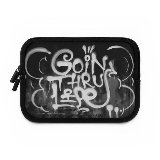 Graffiti 'Goin Thru Life' Laptop Sleeve — Urban Street Art Protective Case