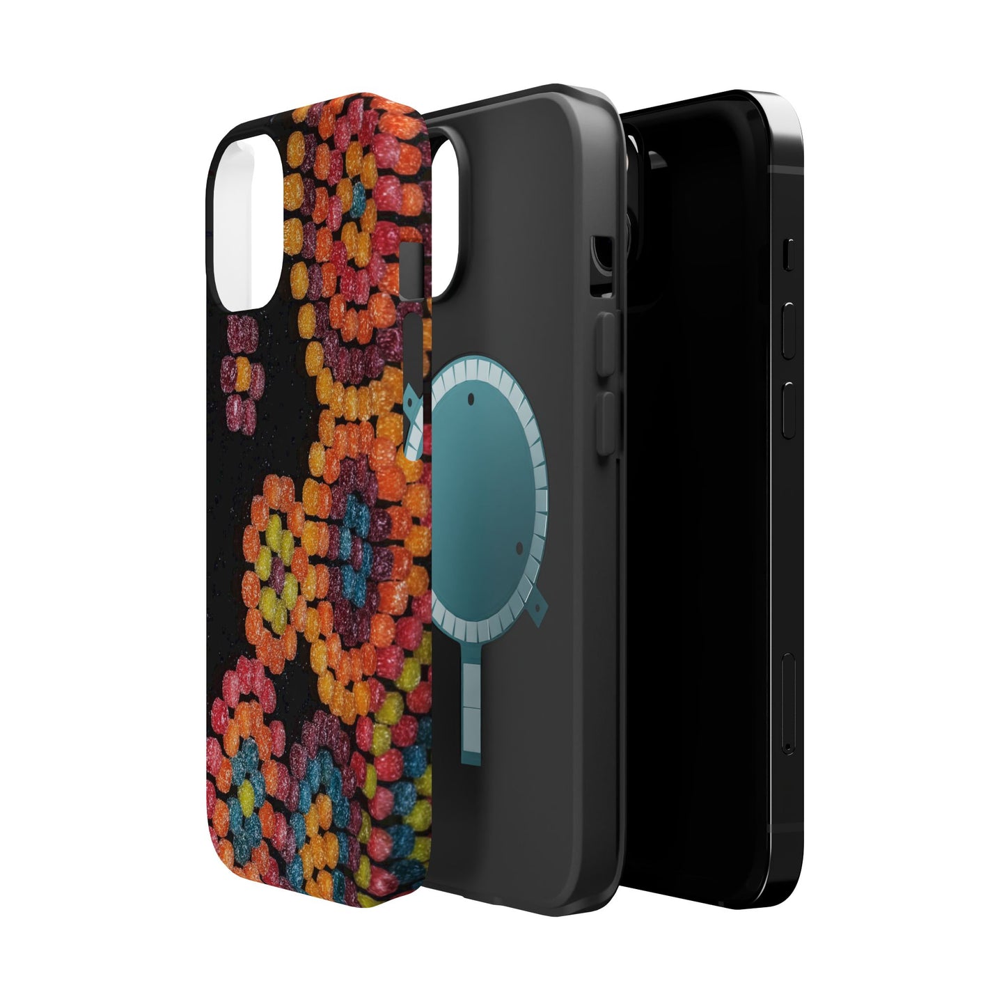 Colorful Candy Pattern Magnetic Impact Phone Case