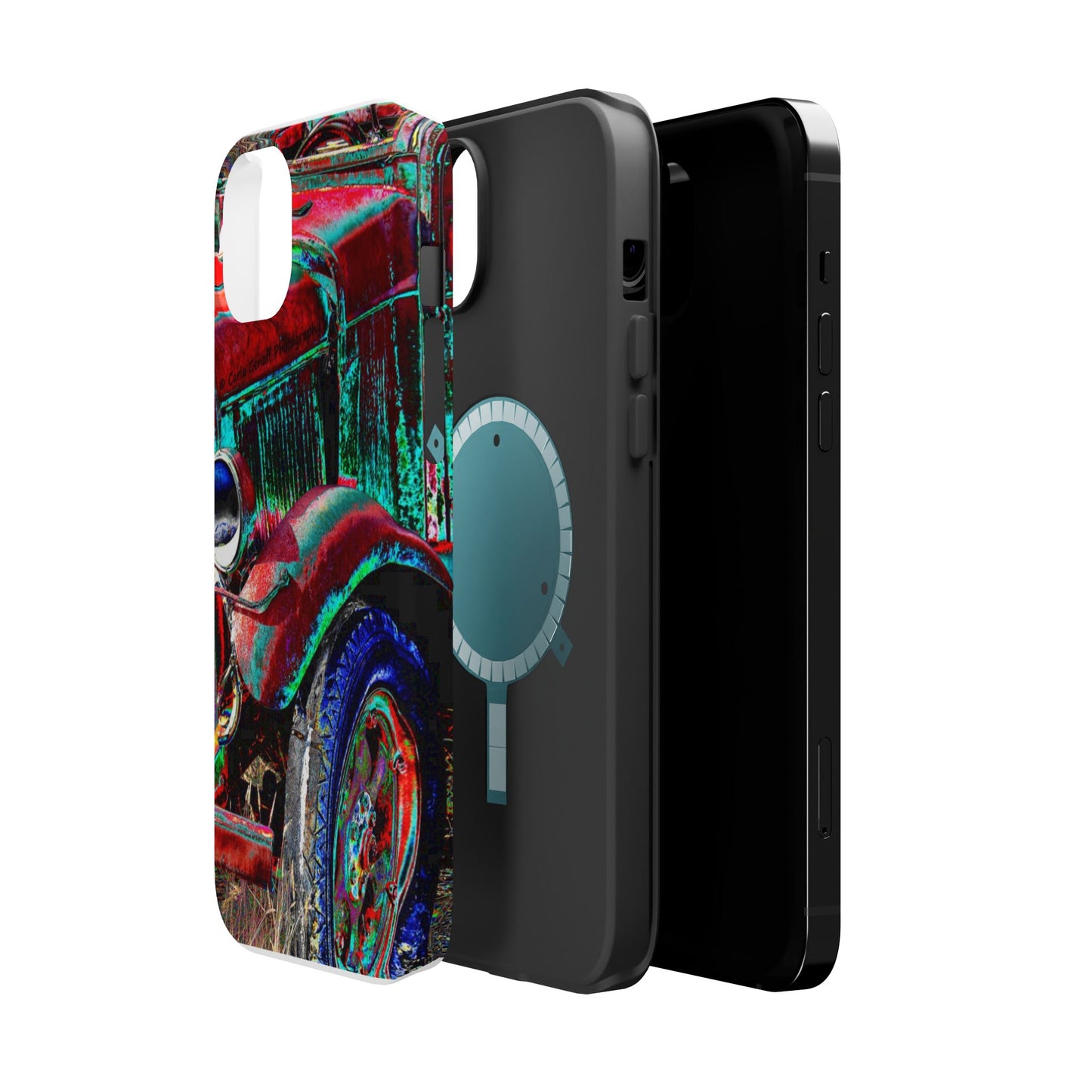 Vintage Car Magnetic Impact-Resistant Phone Case