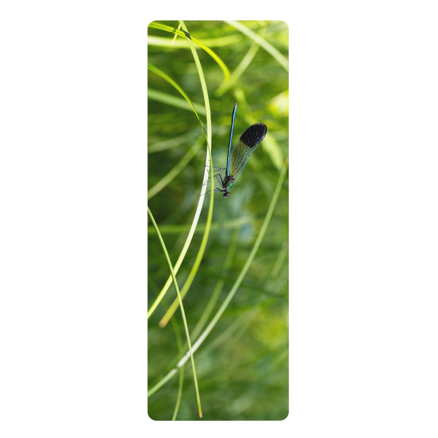 Dragonfly Nature Rubber Yoga Mat — Non-Slip Eco Fitness Mat