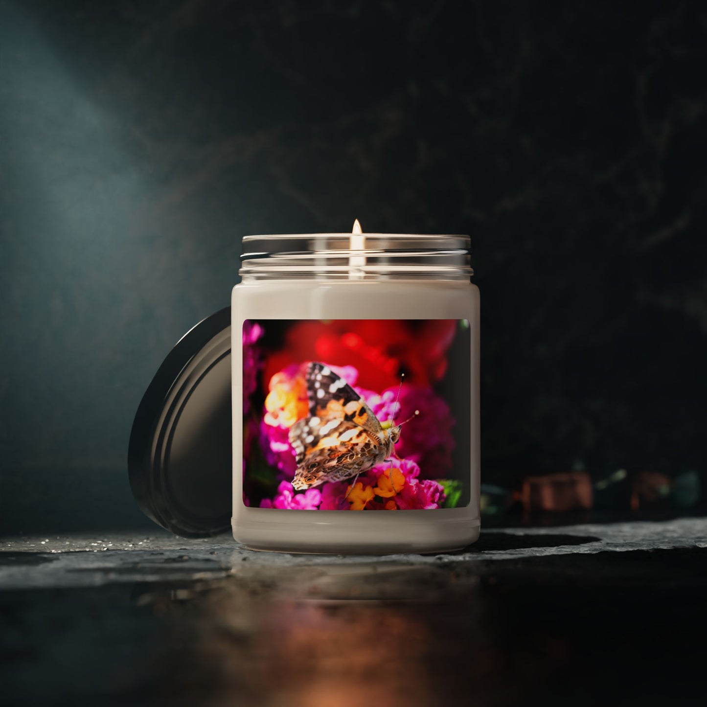 Butterfly Garden Soy Candle — 9oz Scented Jar