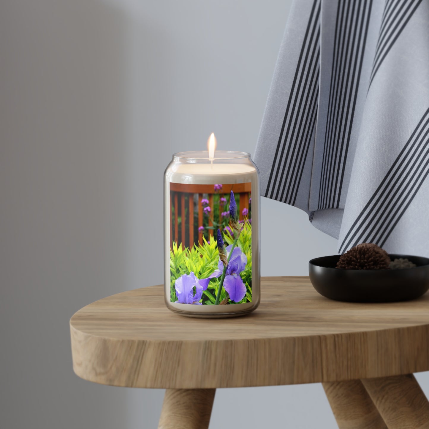 Lavender Iris Soy Candle — 13.75oz Scented Jar