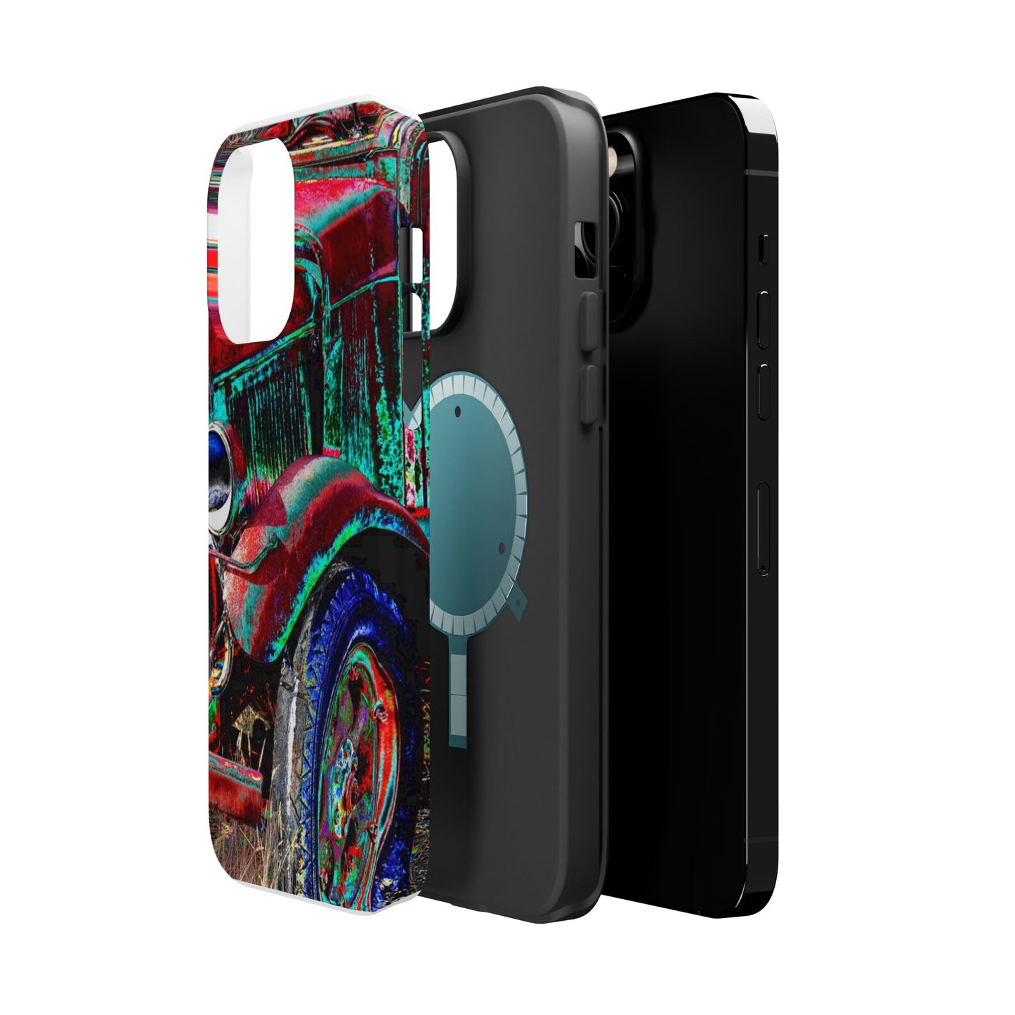 Vintage Car Magnetic Impact-Resistant Phone Case