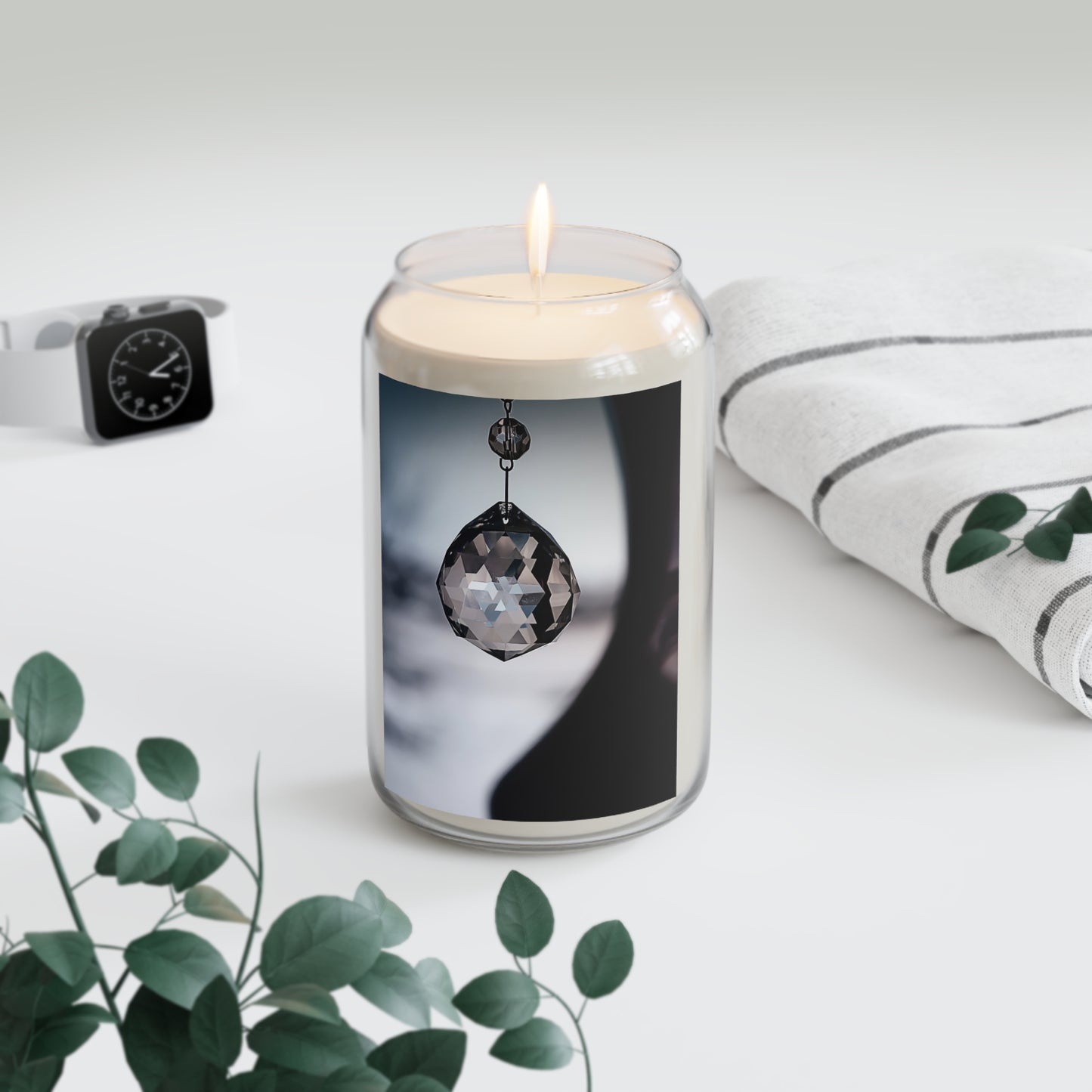 Crystal Charm Scented Soy Candle — 13.75 oz Relaxing Home Fragrance