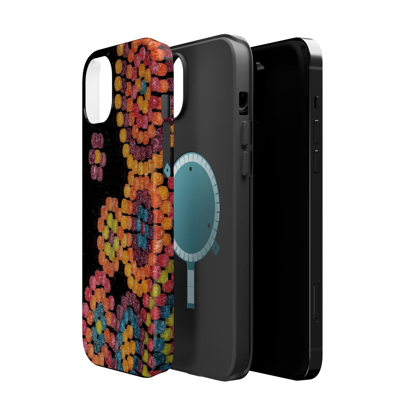 Colorful Candy Pattern Magnetic Impact Phone Case