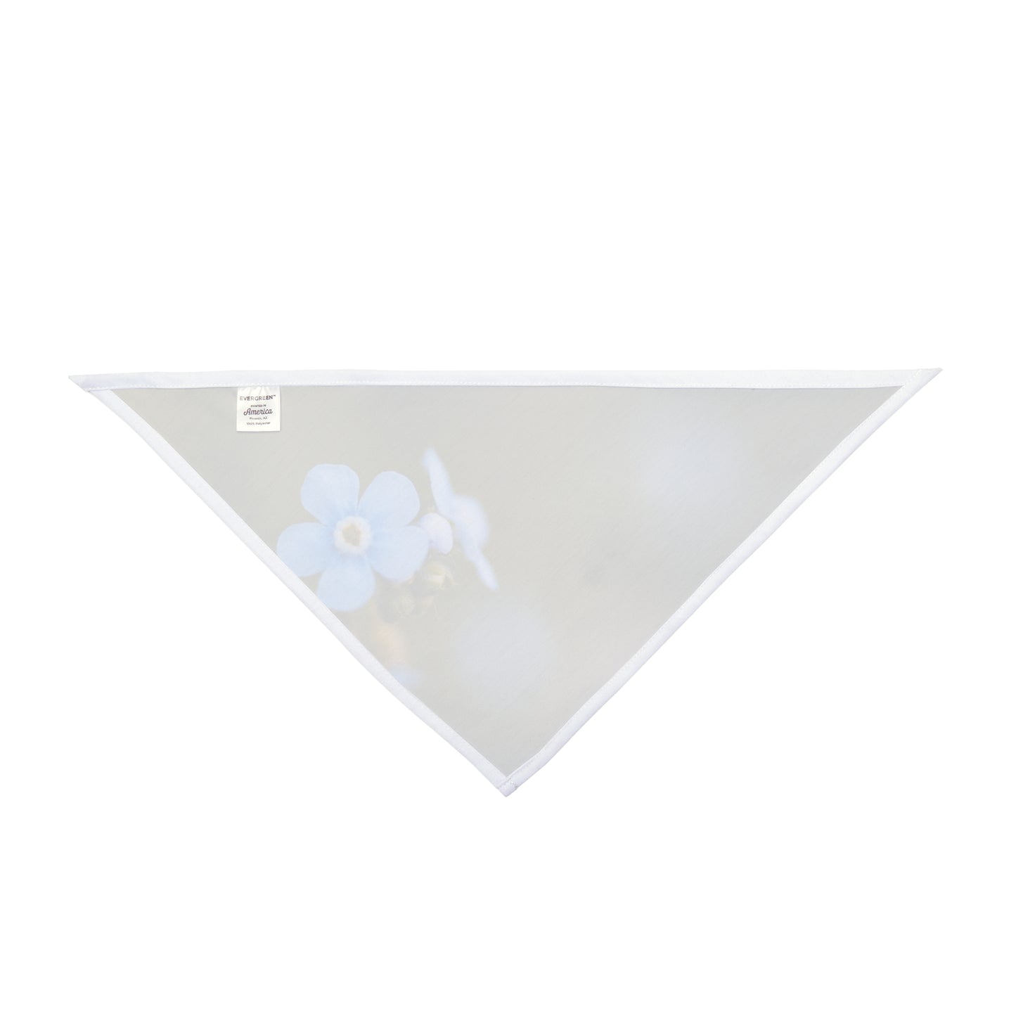 Forget-Me-Not Floral Pet Bandana – Soft Blue Flower Dog & Cat Accessory