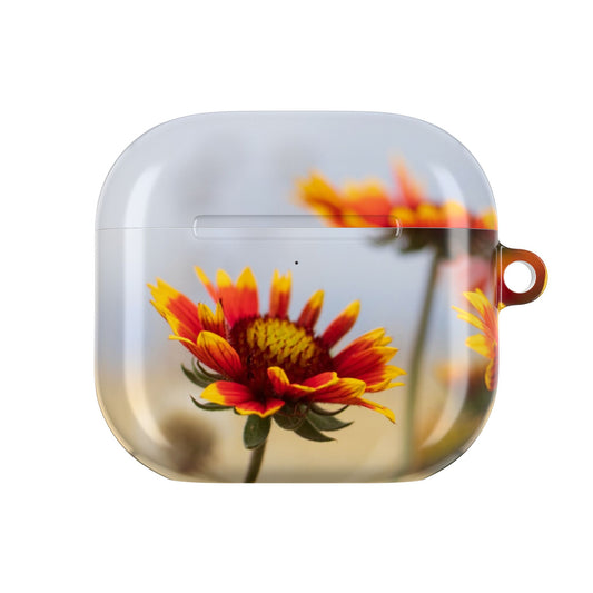 Floral Sunset AirPod Case — Yellow Wildflower Protective Cover