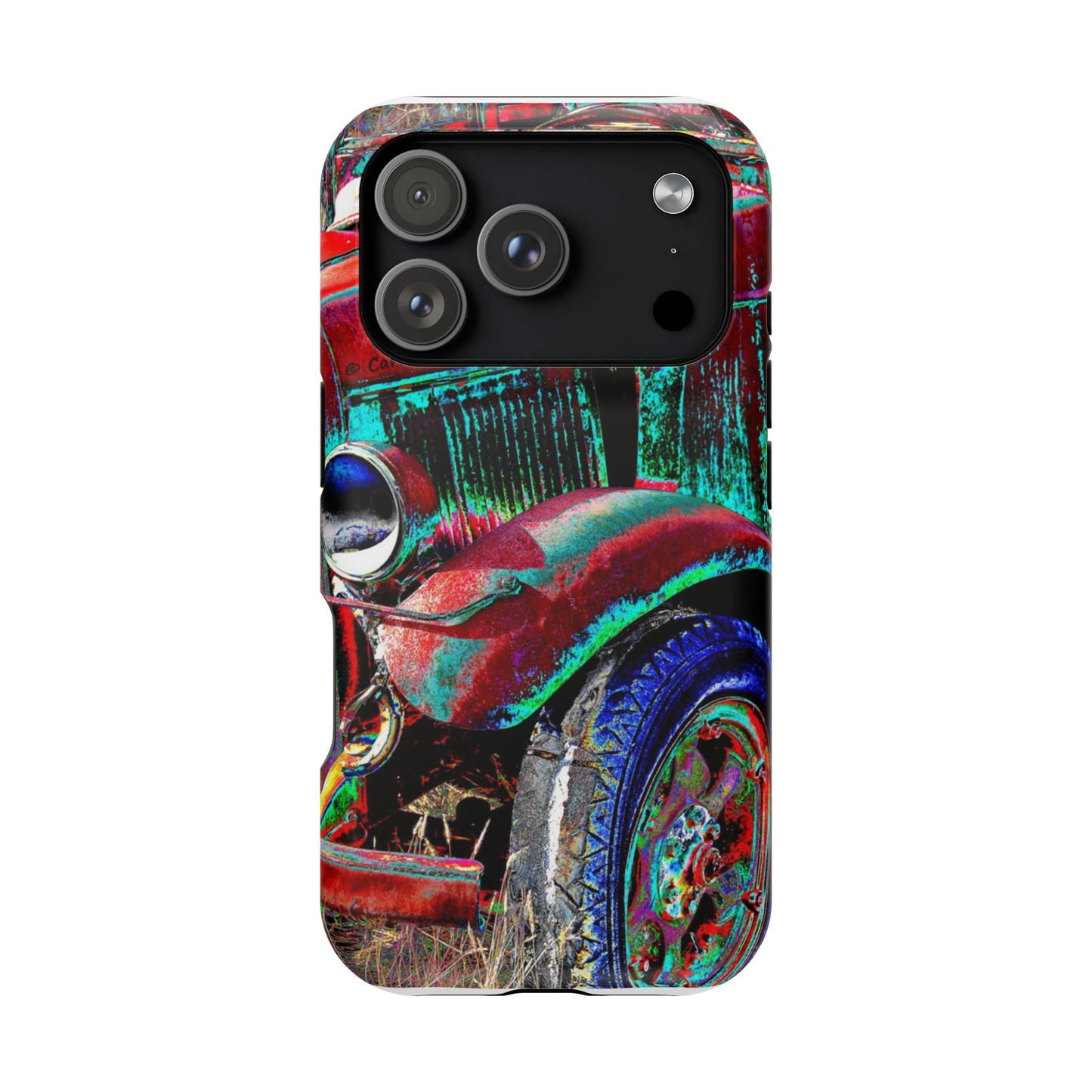 Vintage Car Magnetic Impact-Resistant Phone Case