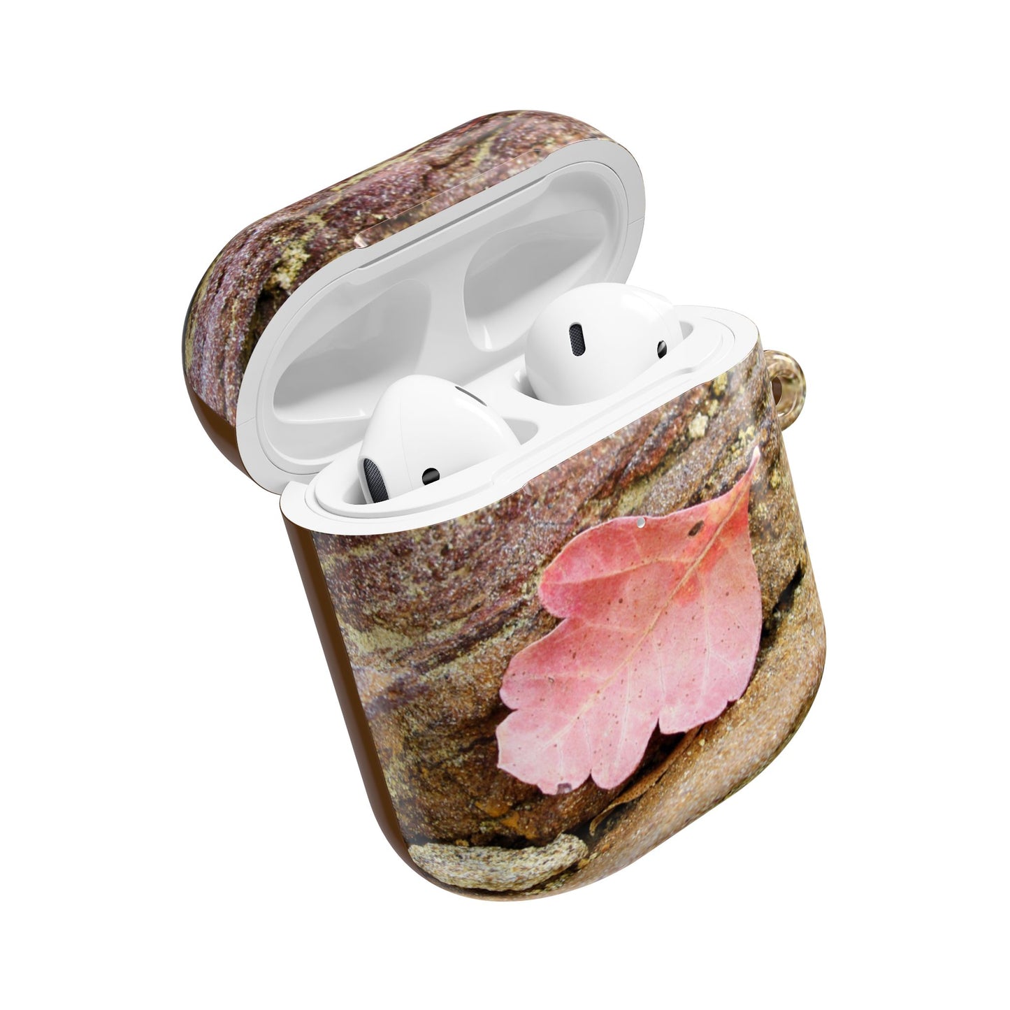 Leaf Print AirPod Case — Autumn Nature Protective AirPods Cover