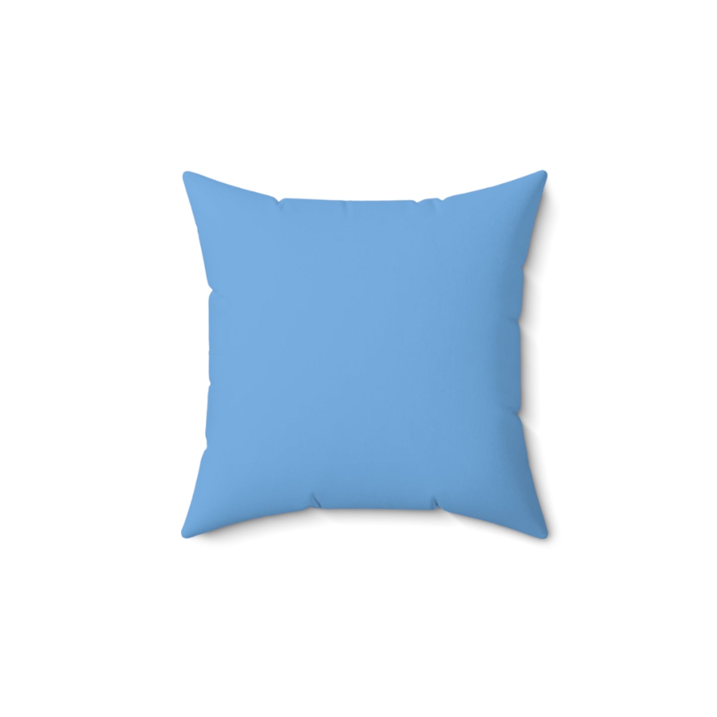 Forget-Me-Not Floral Throw Pillow — Blue Wildflower Decorative Cushion
