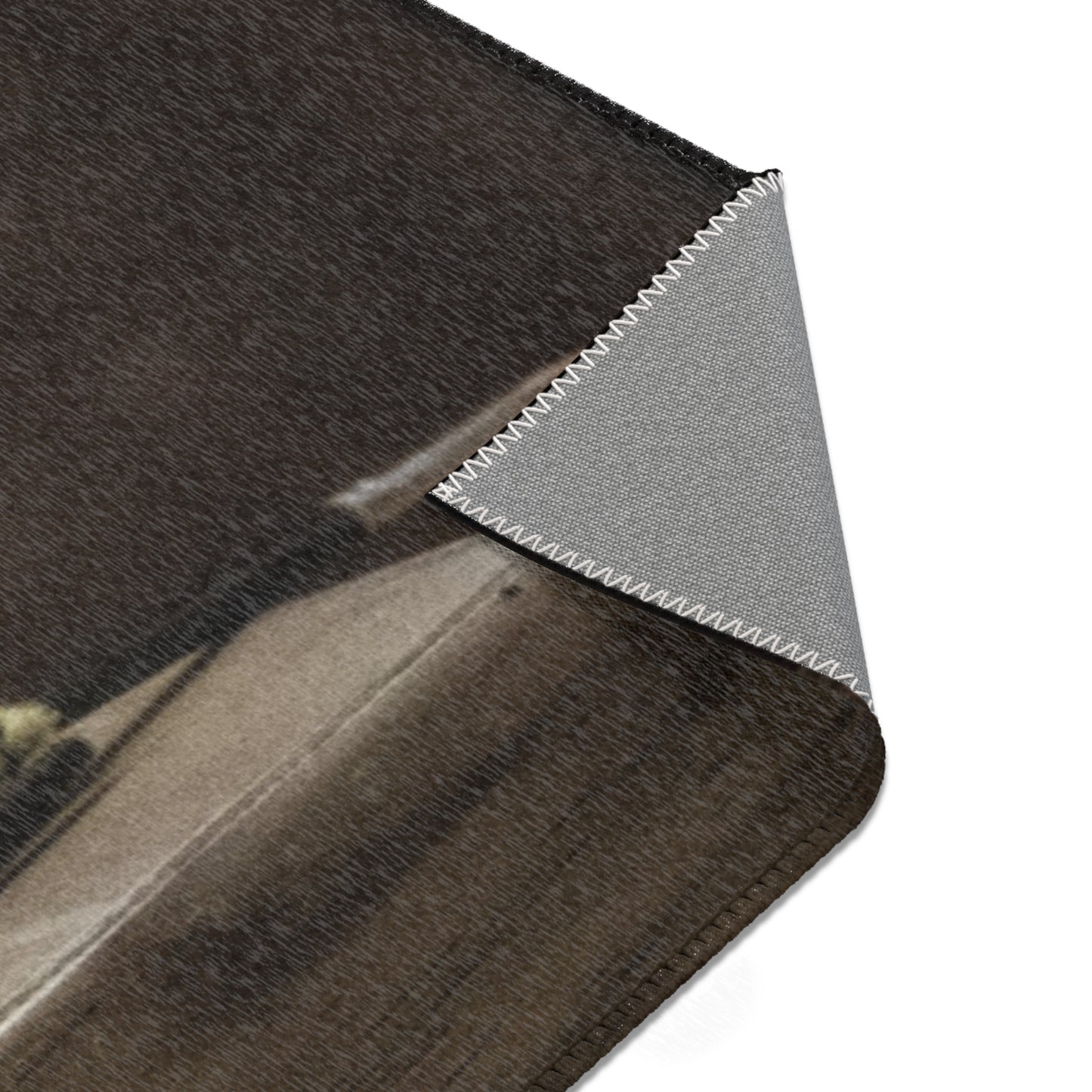 Knitted Yarn & Needles Area Rug - Cozy Crafting Home Decor