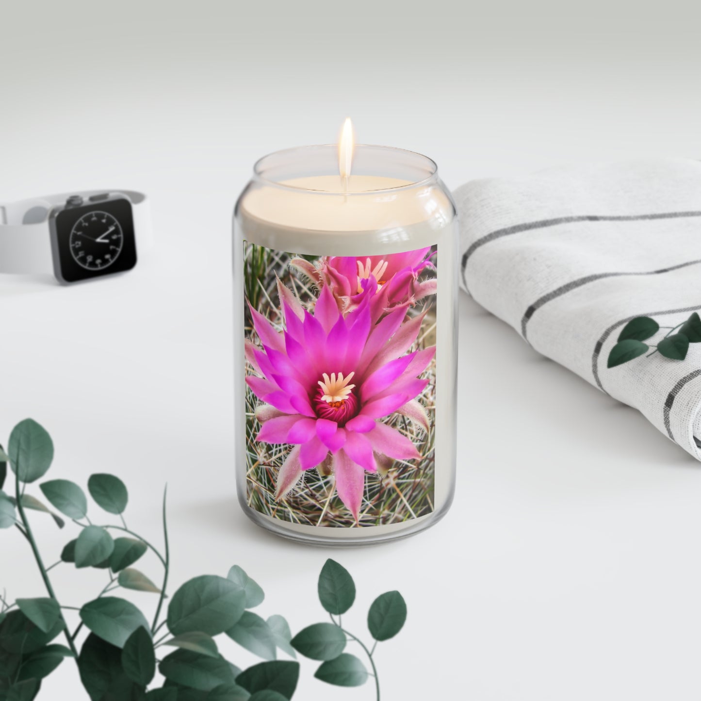 Cactus Bloom Soy Candle — 13.75 oz Scented Jar