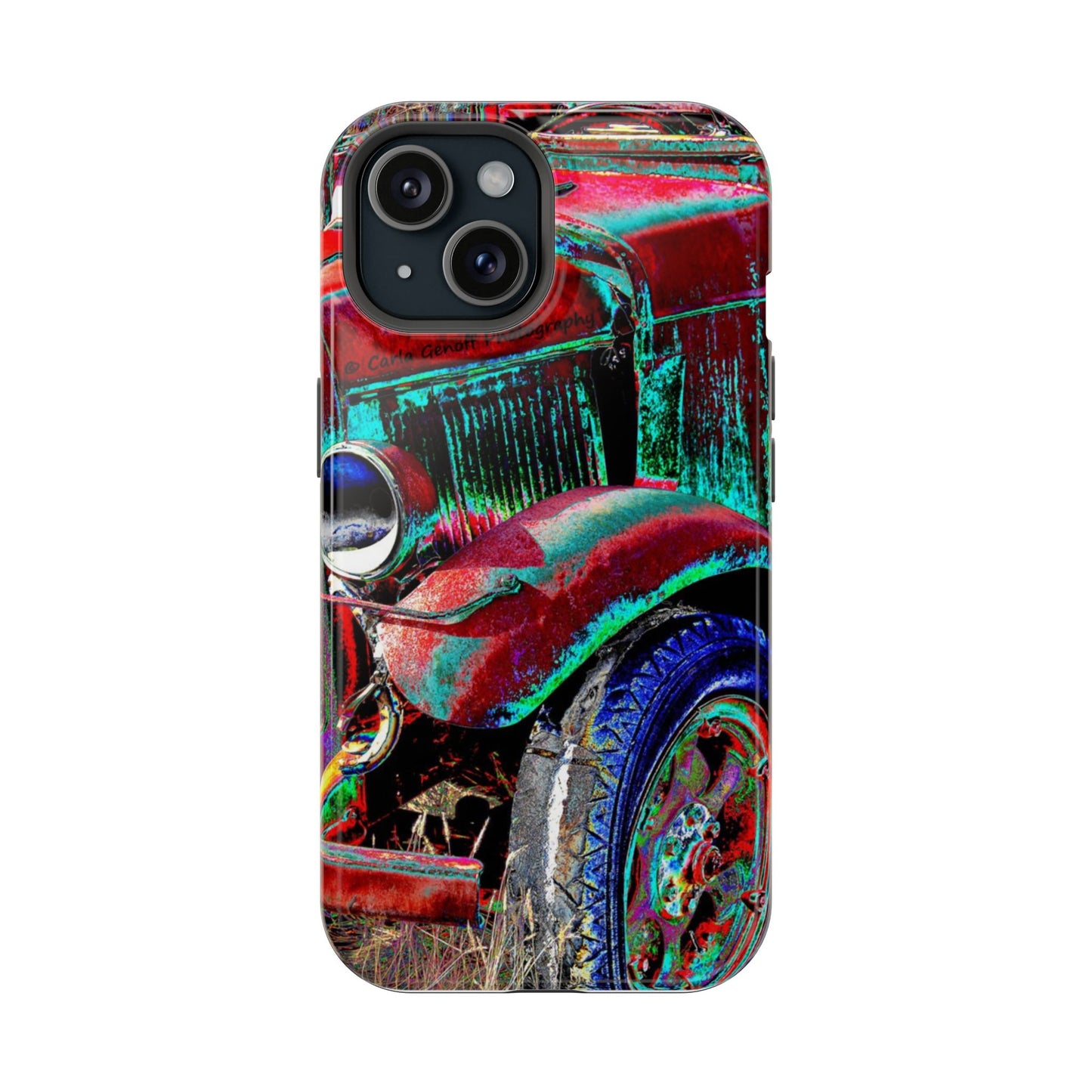 Vintage Car Magnetic Impact-Resistant Phone Case