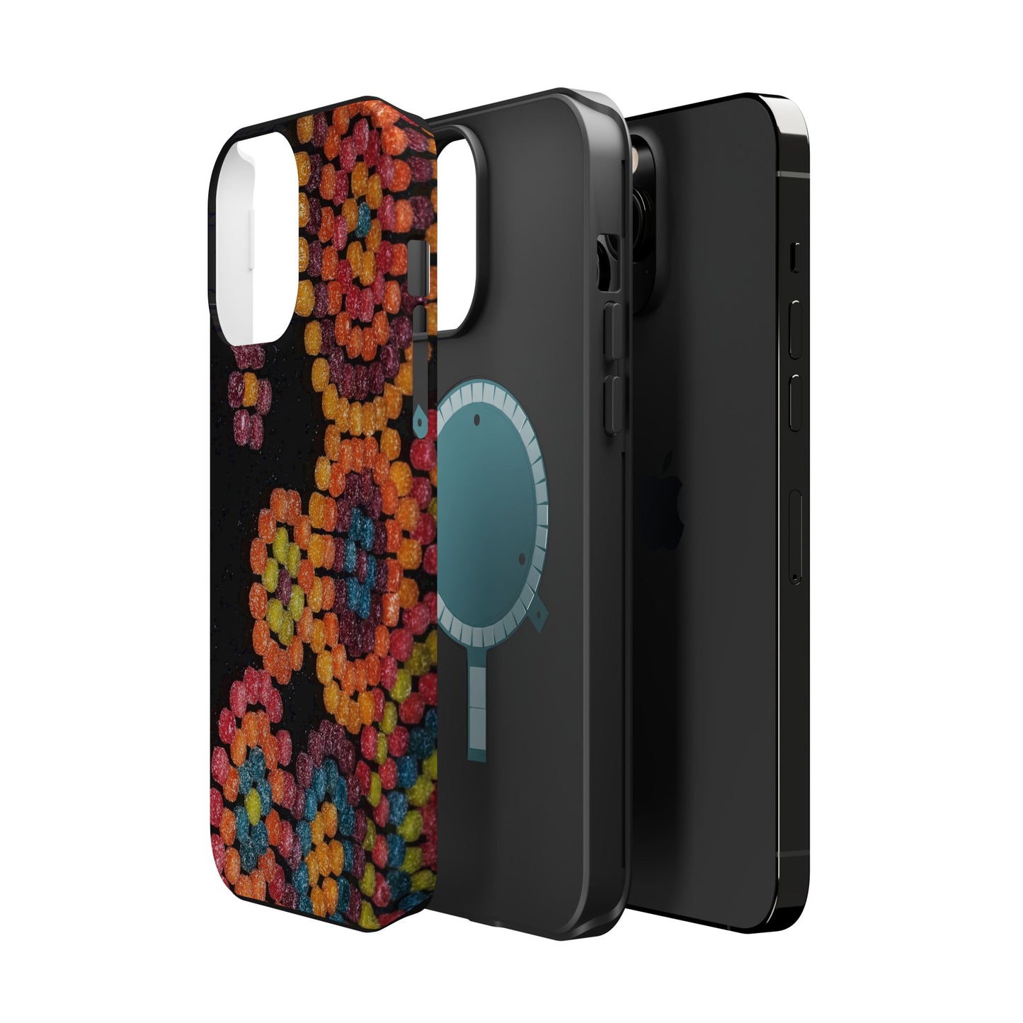 Colorful Candy Pattern Magnetic Impact Phone Case