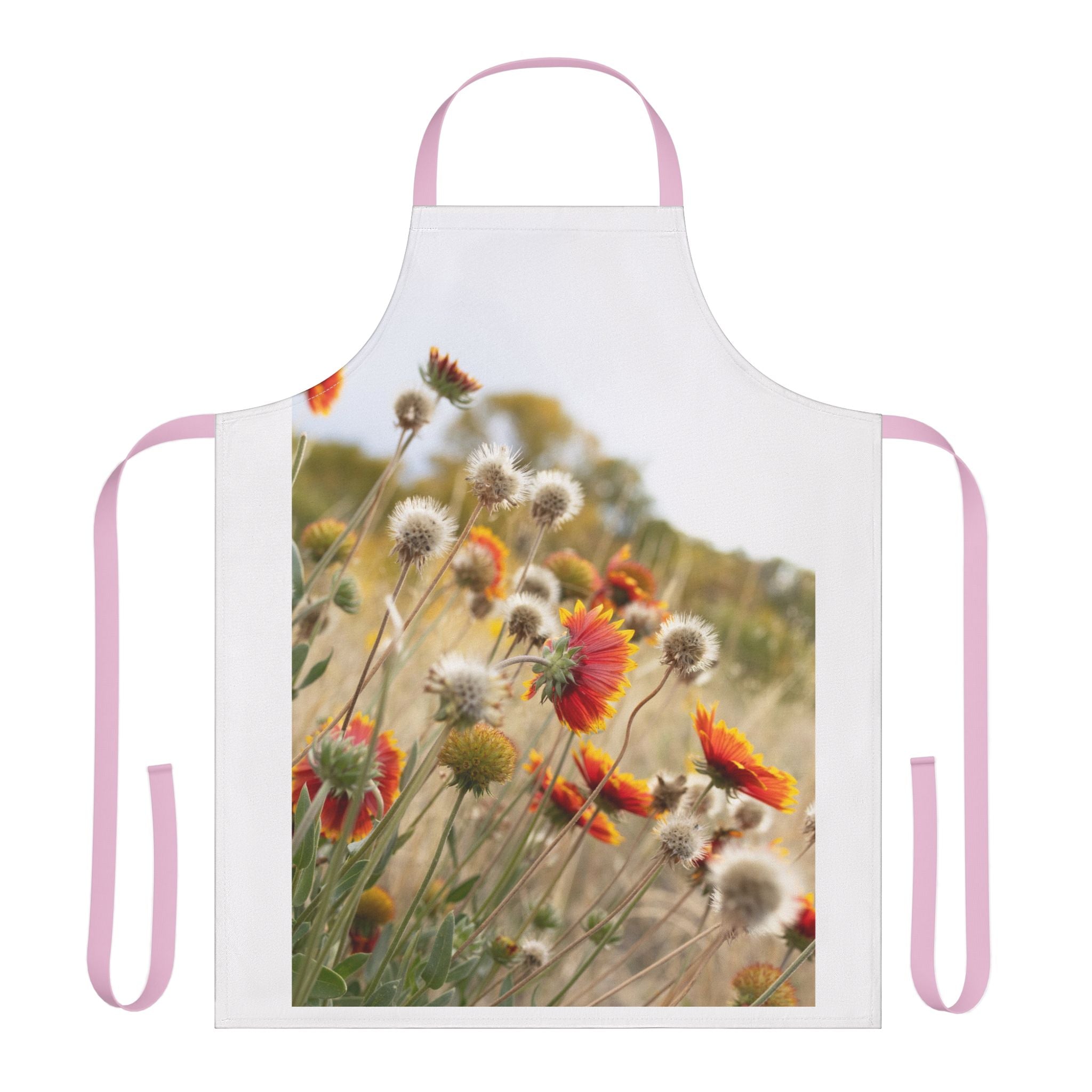 Vibrant Floral Apron, Colorful Kitchen Wear, BBQ Gift, Gardening Accessory, Mother's Day Present, Unique Cooking Gift