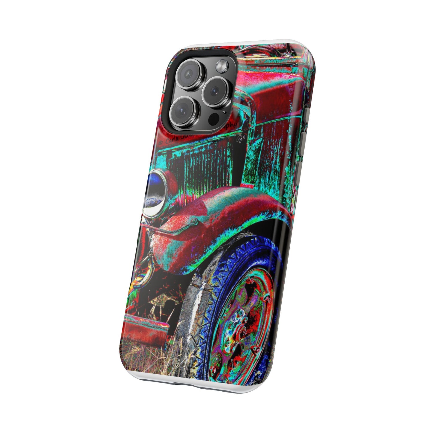 Vintage Car Magnetic Impact-Resistant Phone Case