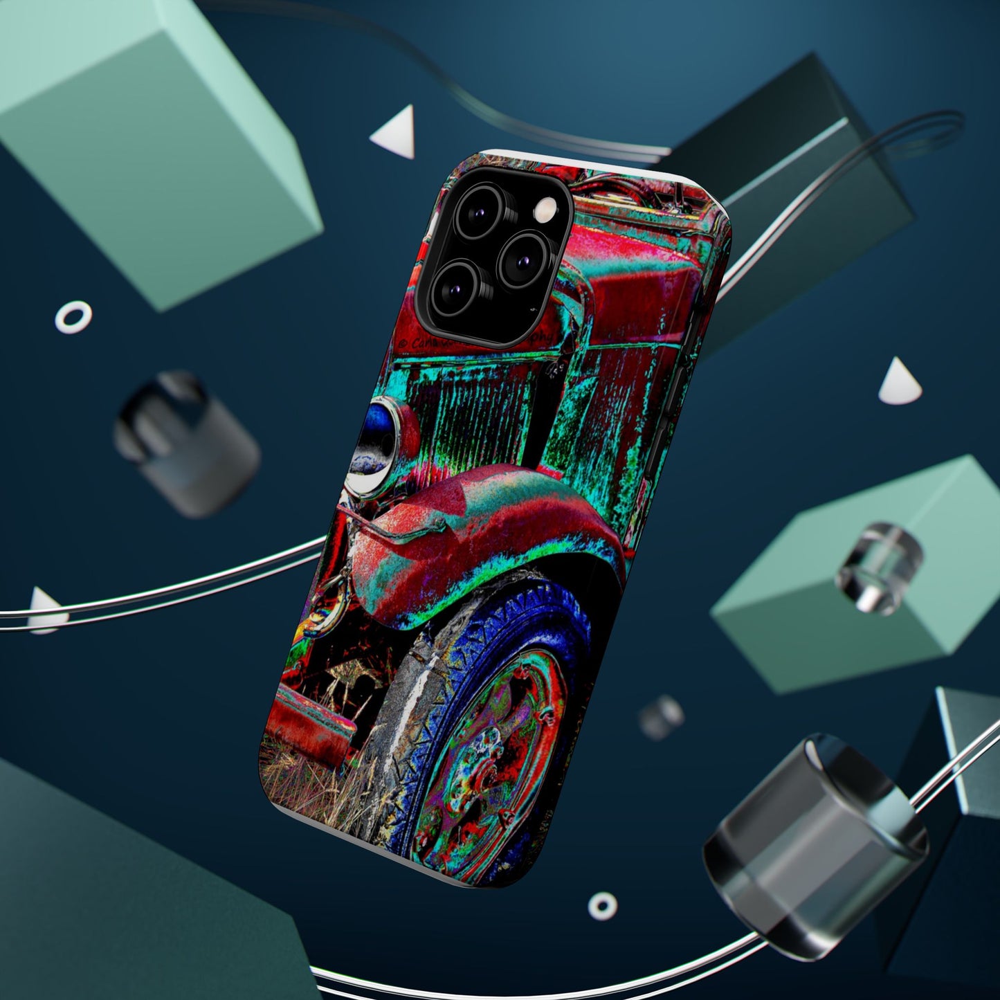 Vintage Car Magnetic Impact-Resistant Phone Case