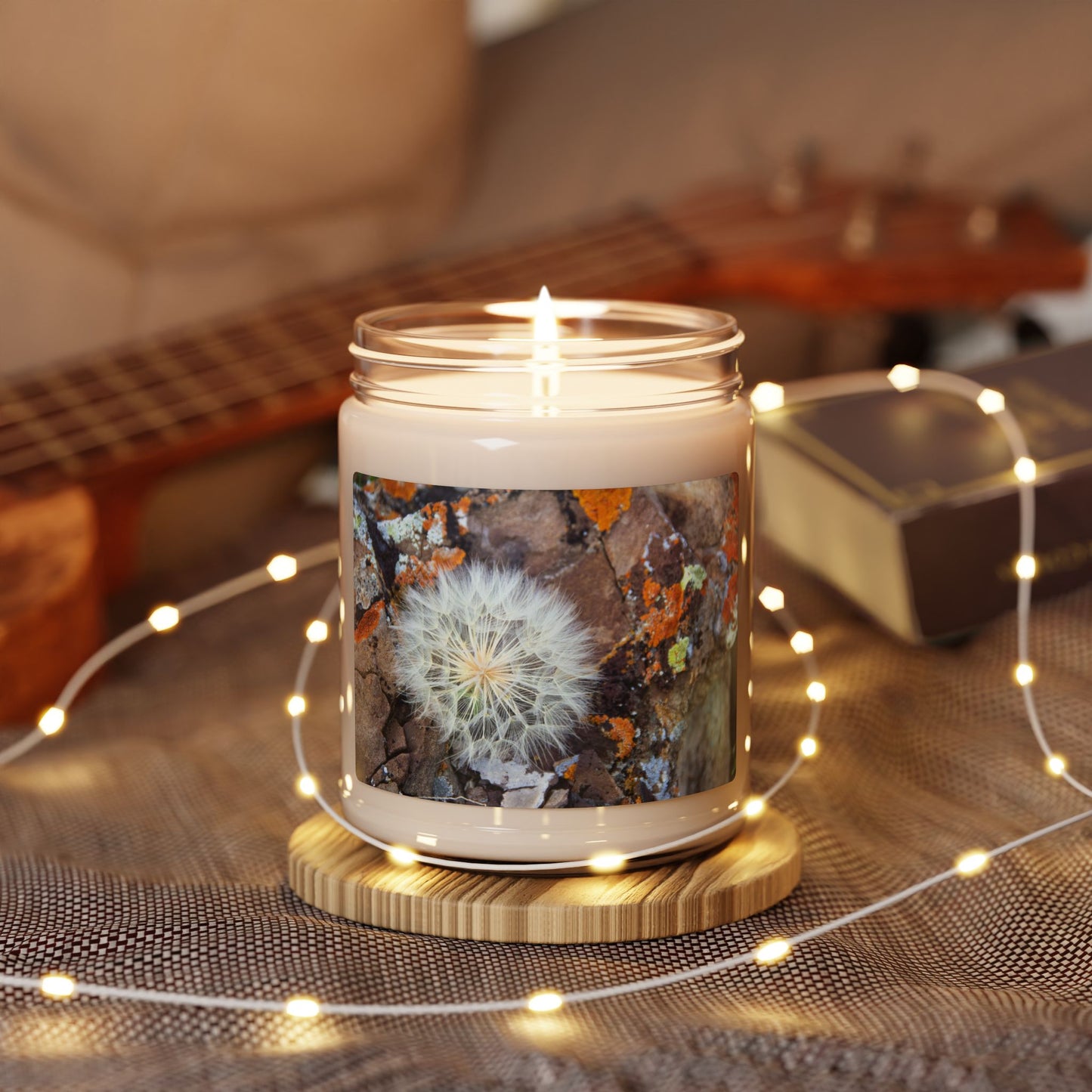 Dandelion & Earth ~ Scented Soy Candle — 9oz Jar