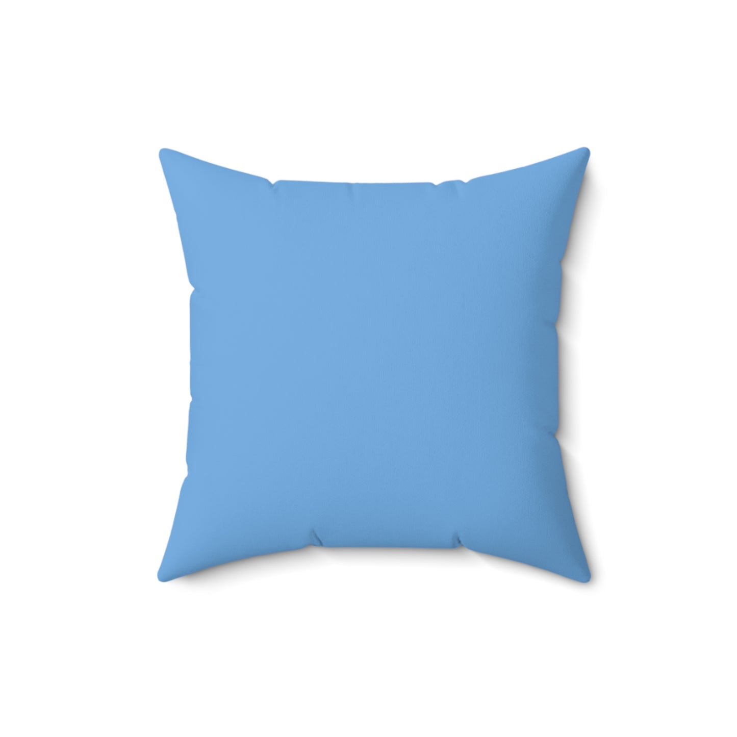 Forget-Me-Not Floral Throw Pillow — Blue Wildflower Decorative Cushion