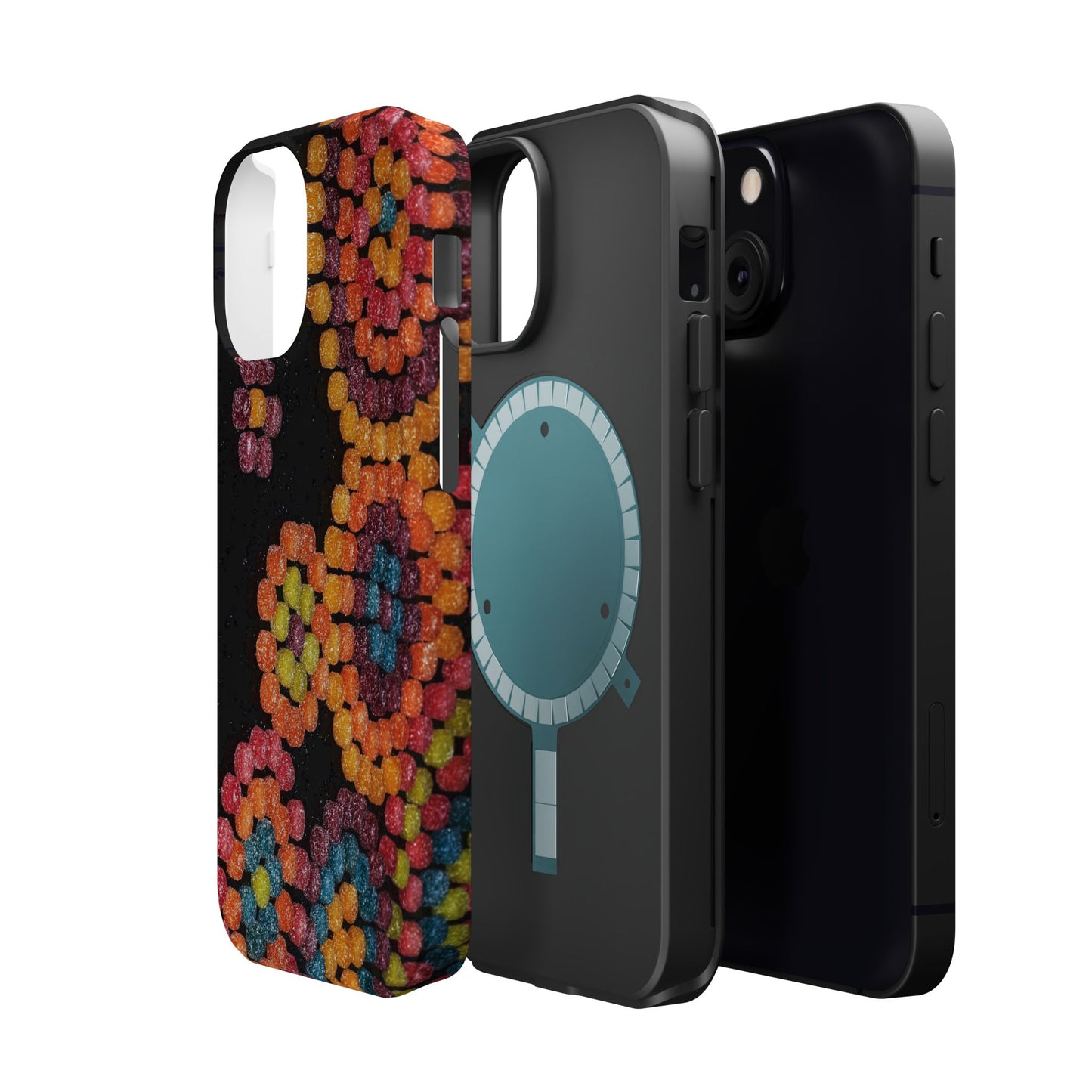Colorful Candy Pattern Magnetic Impact Phone Case