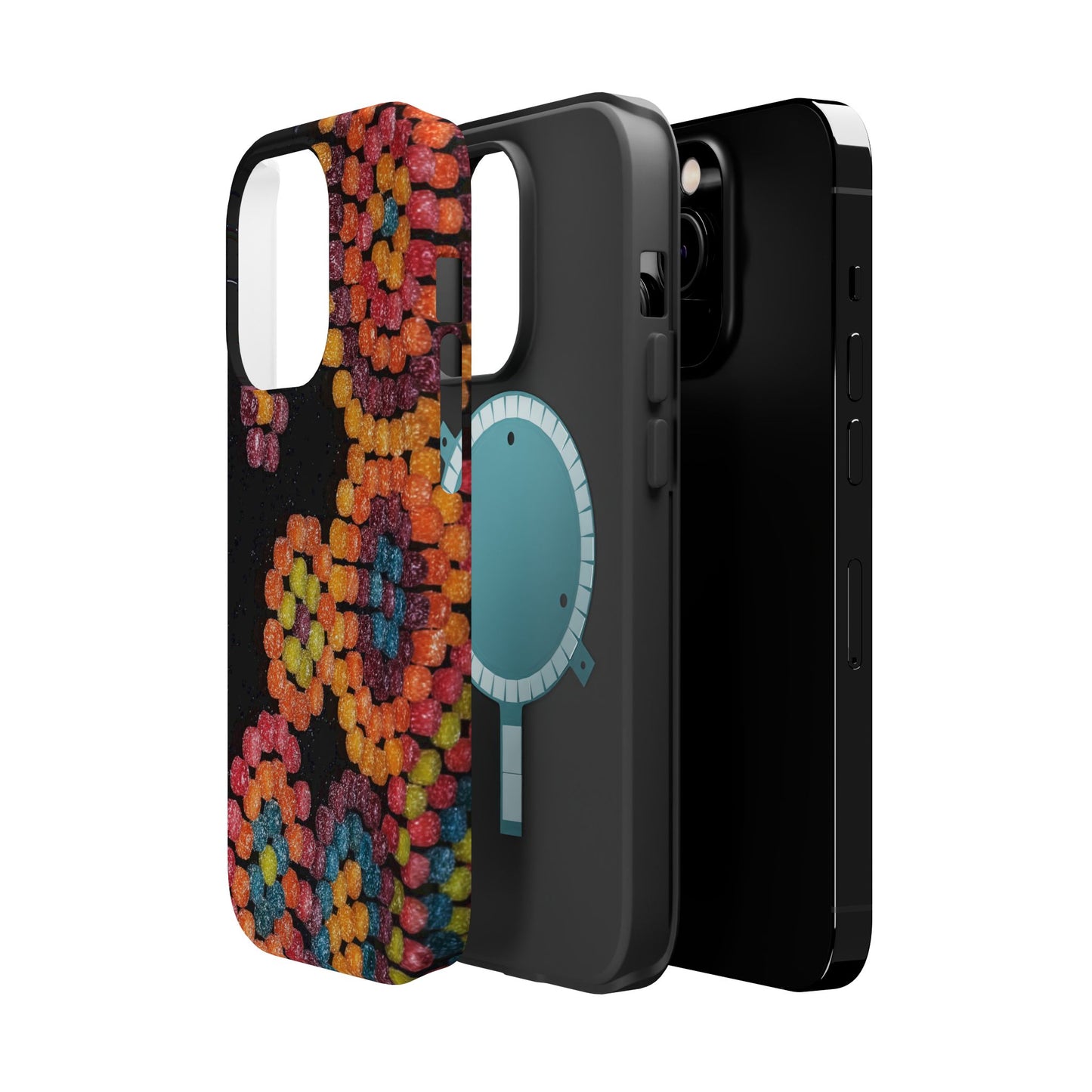 Colorful Candy Pattern Magnetic Impact Phone Case