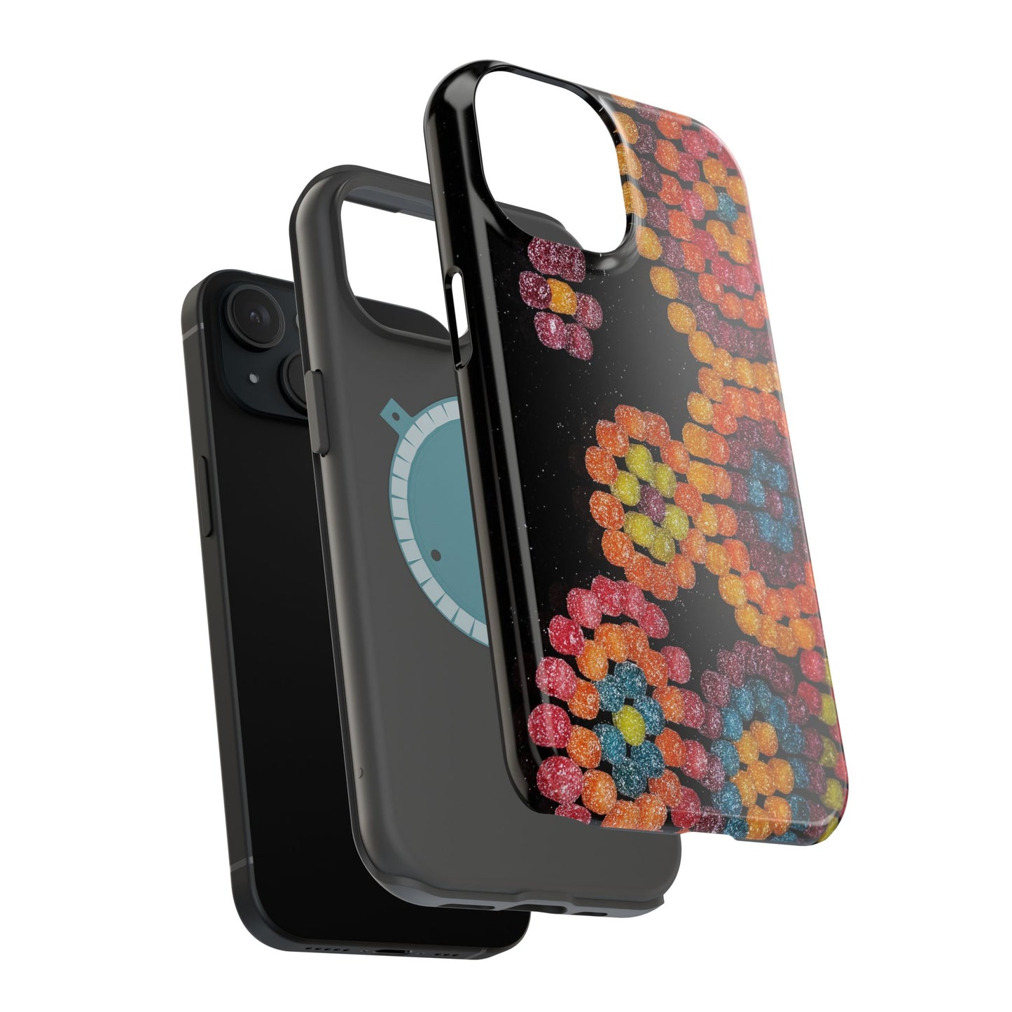 Colorful Candy Pattern Magnetic Impact Phone Case
