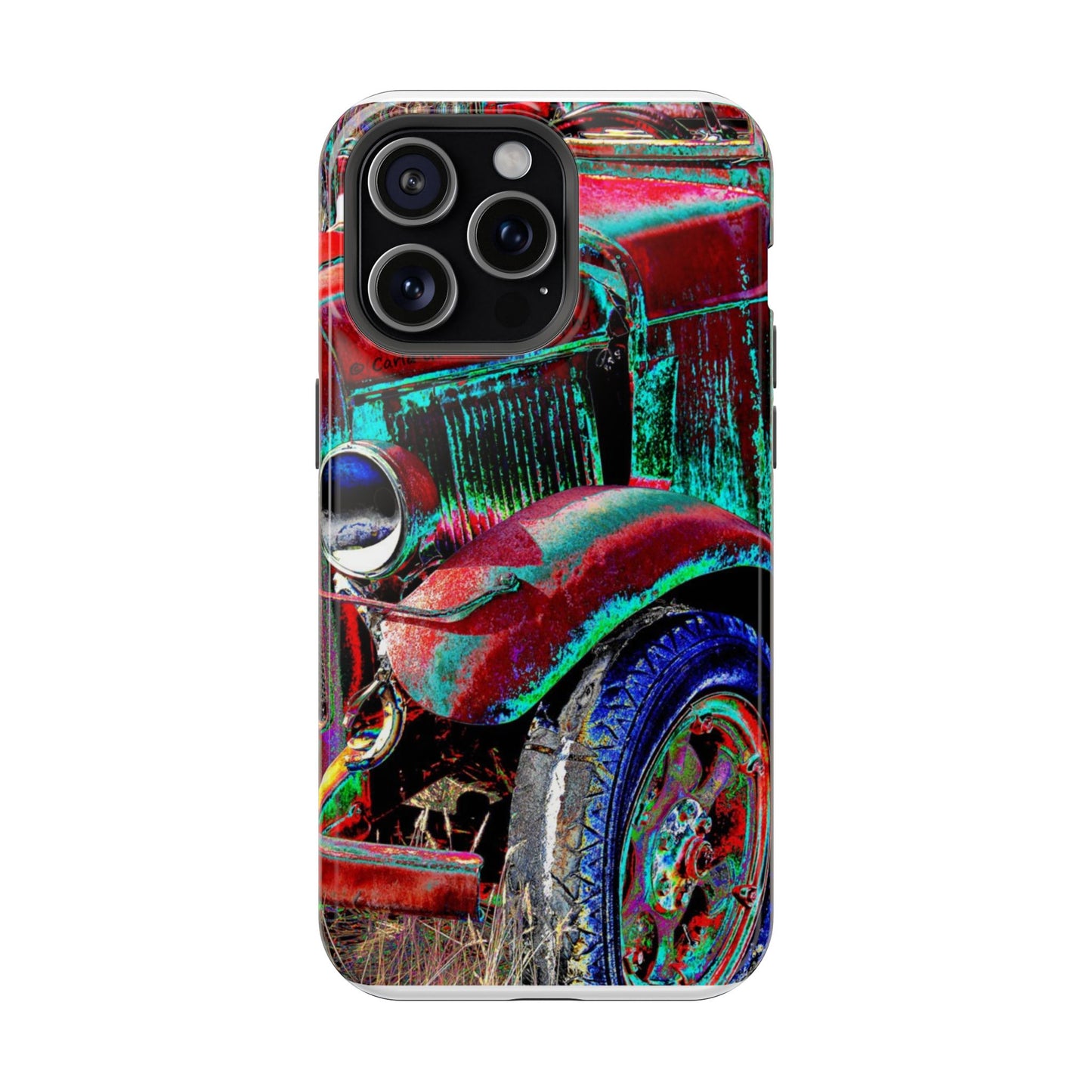 Vintage Car Magnetic Impact-Resistant Phone Case